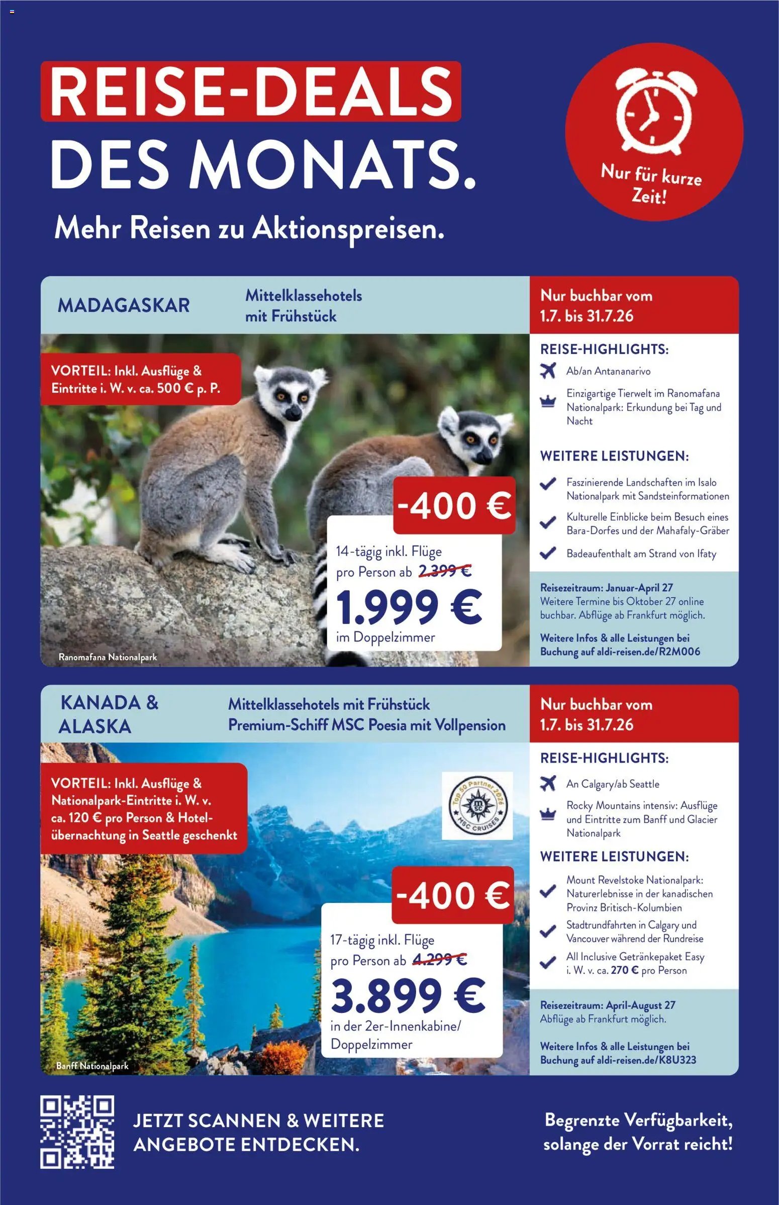 Aldi Reisen Reisemagazin