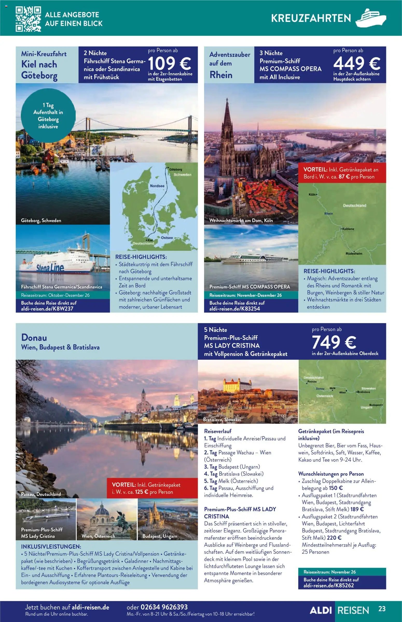 Aldi Reisen Reisemagazin