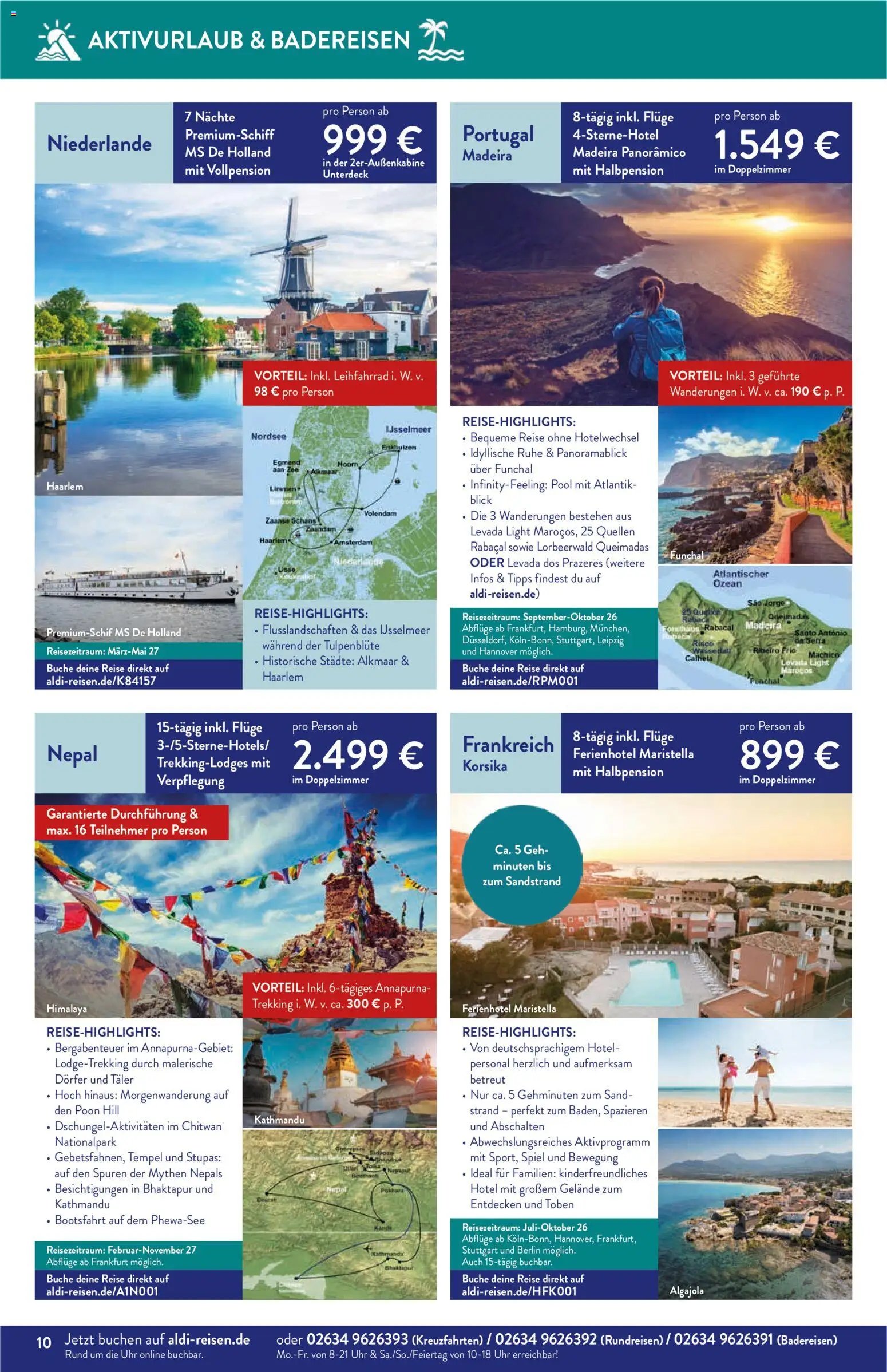 Aldi Reisen Reisemagazin