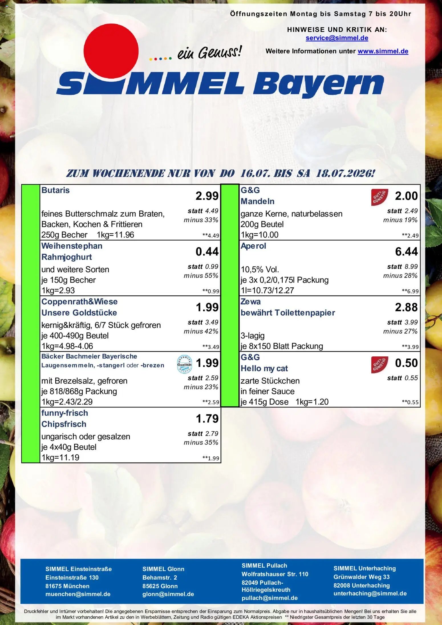 Simmel Bayern