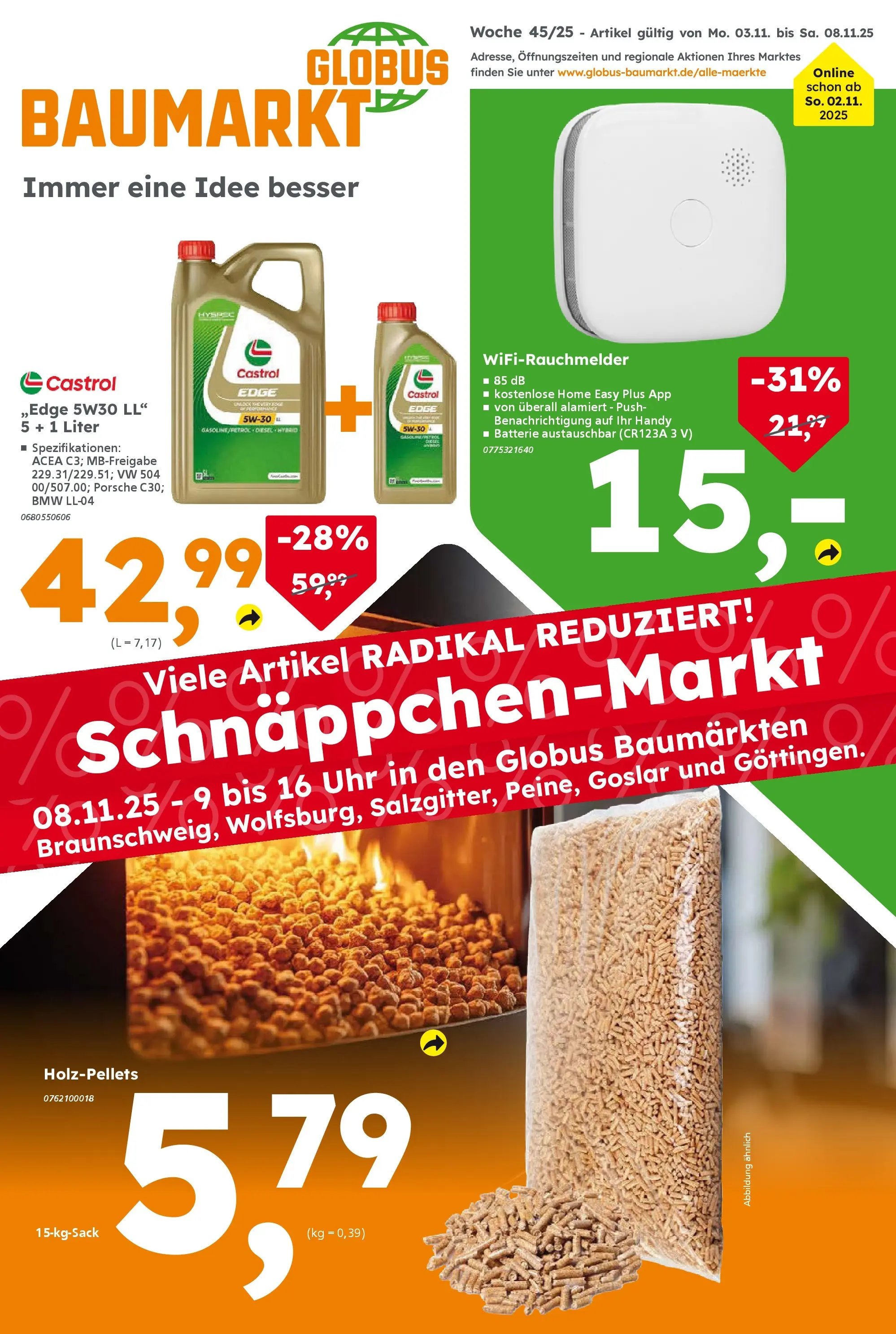 Globus Baumarkt prospekt Salzgitter	