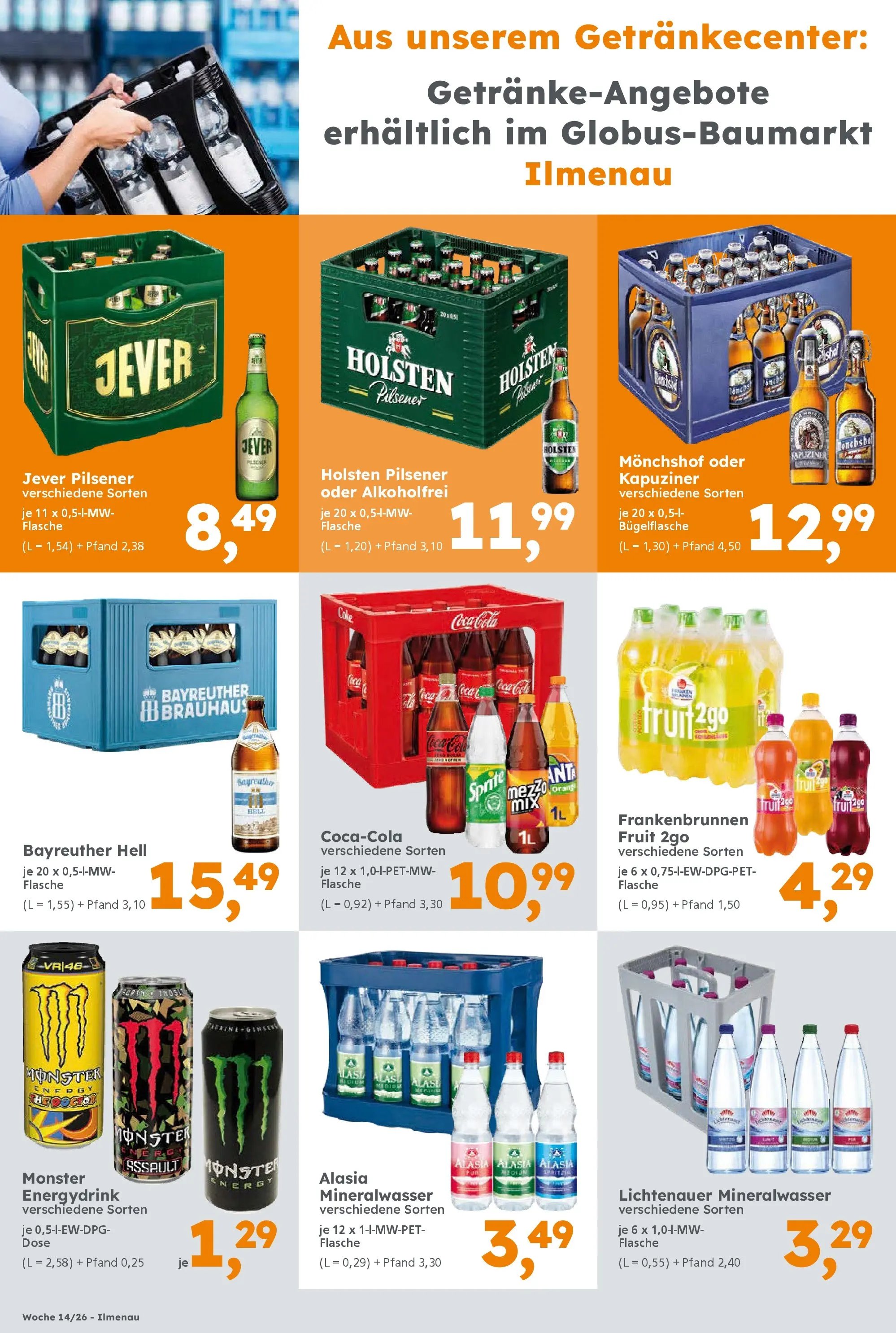 Globus Baumarkt Prospekt Ilmenau	