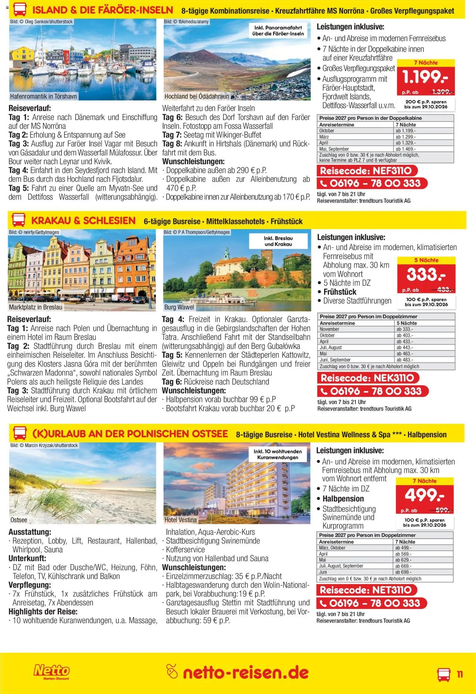 Netto Reisen Prospekt