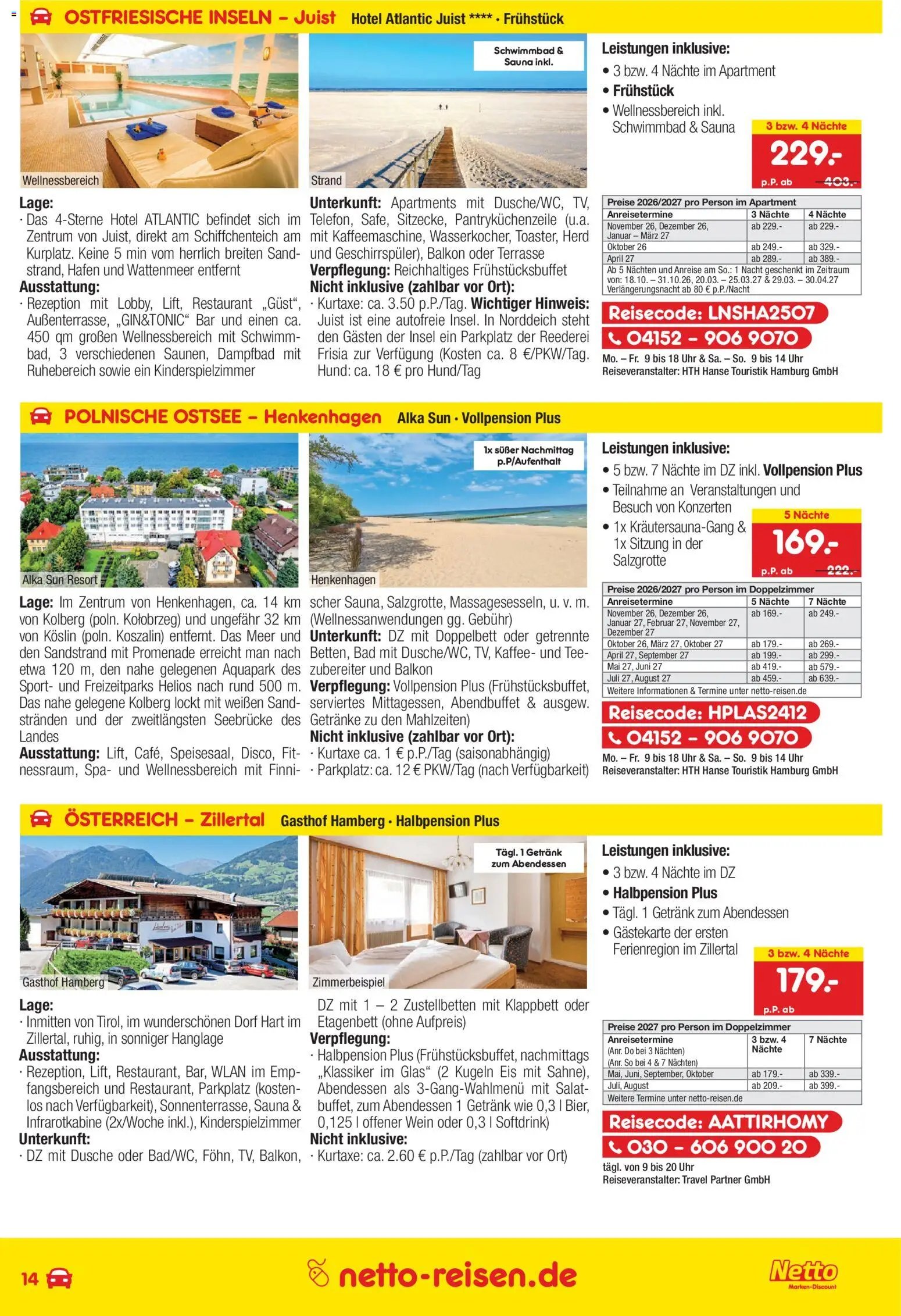 Netto Reisen Prospekt