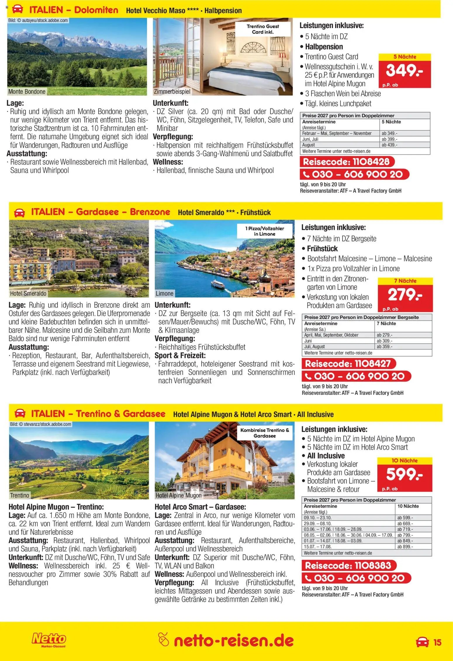 Netto Reisen Prospekt