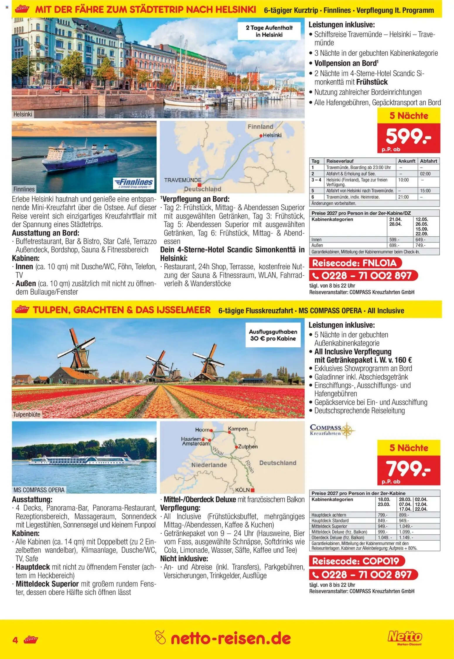 Netto Reisen Prospekt