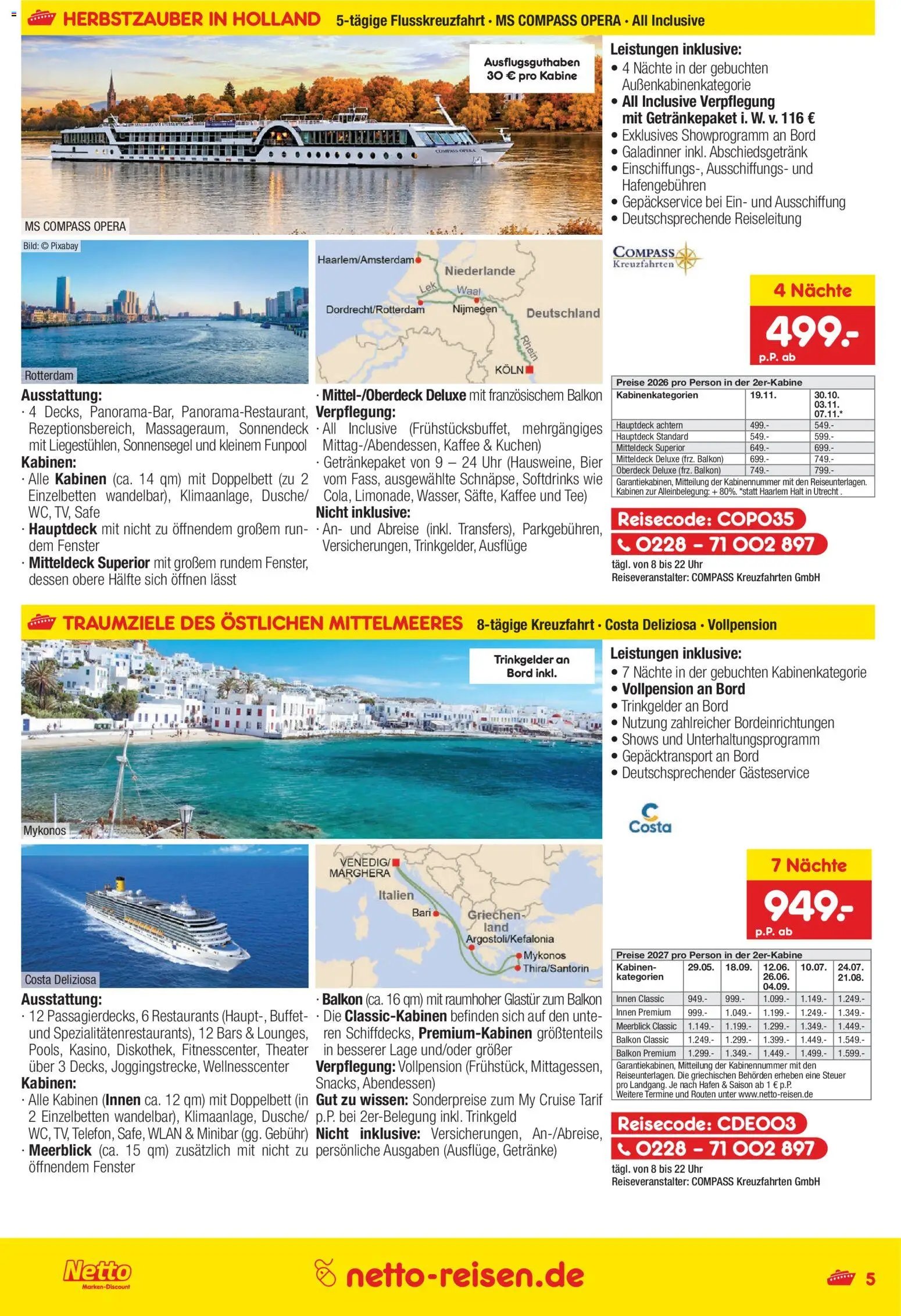 Netto Reisen Prospekt