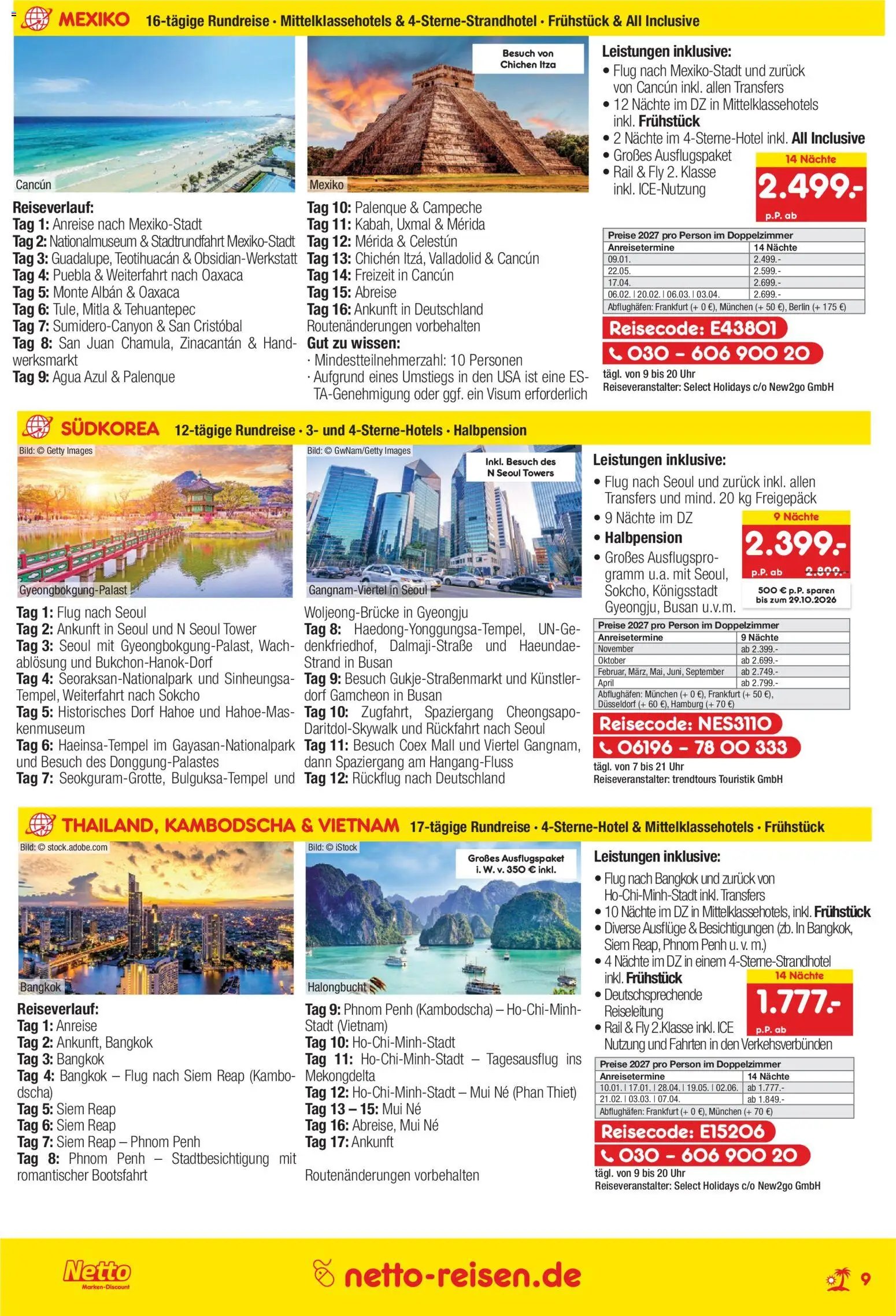 Netto Reisen Prospekt