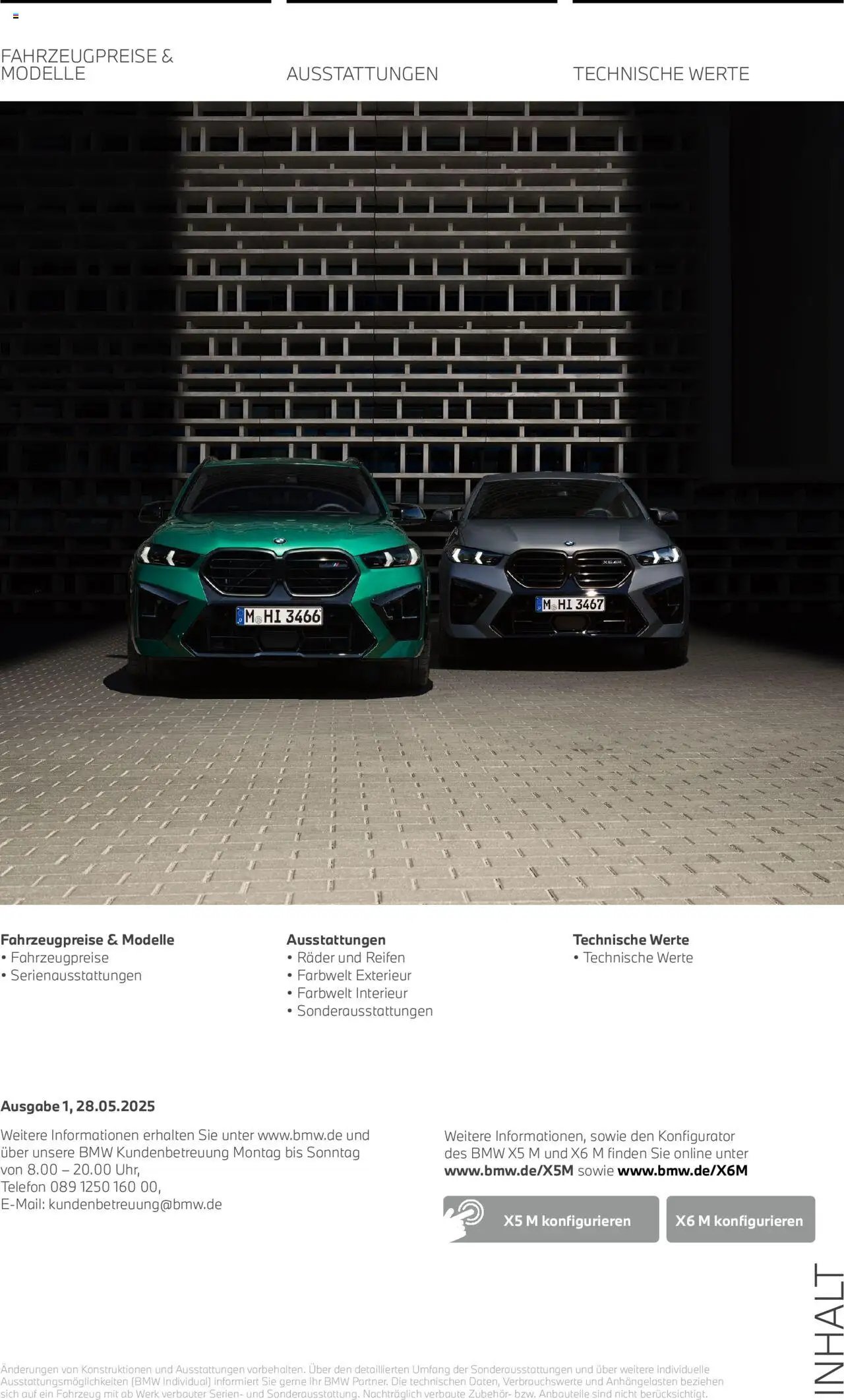 BMW X5 M & X6 M (2025-08-01 - 2026-07-31) | 2