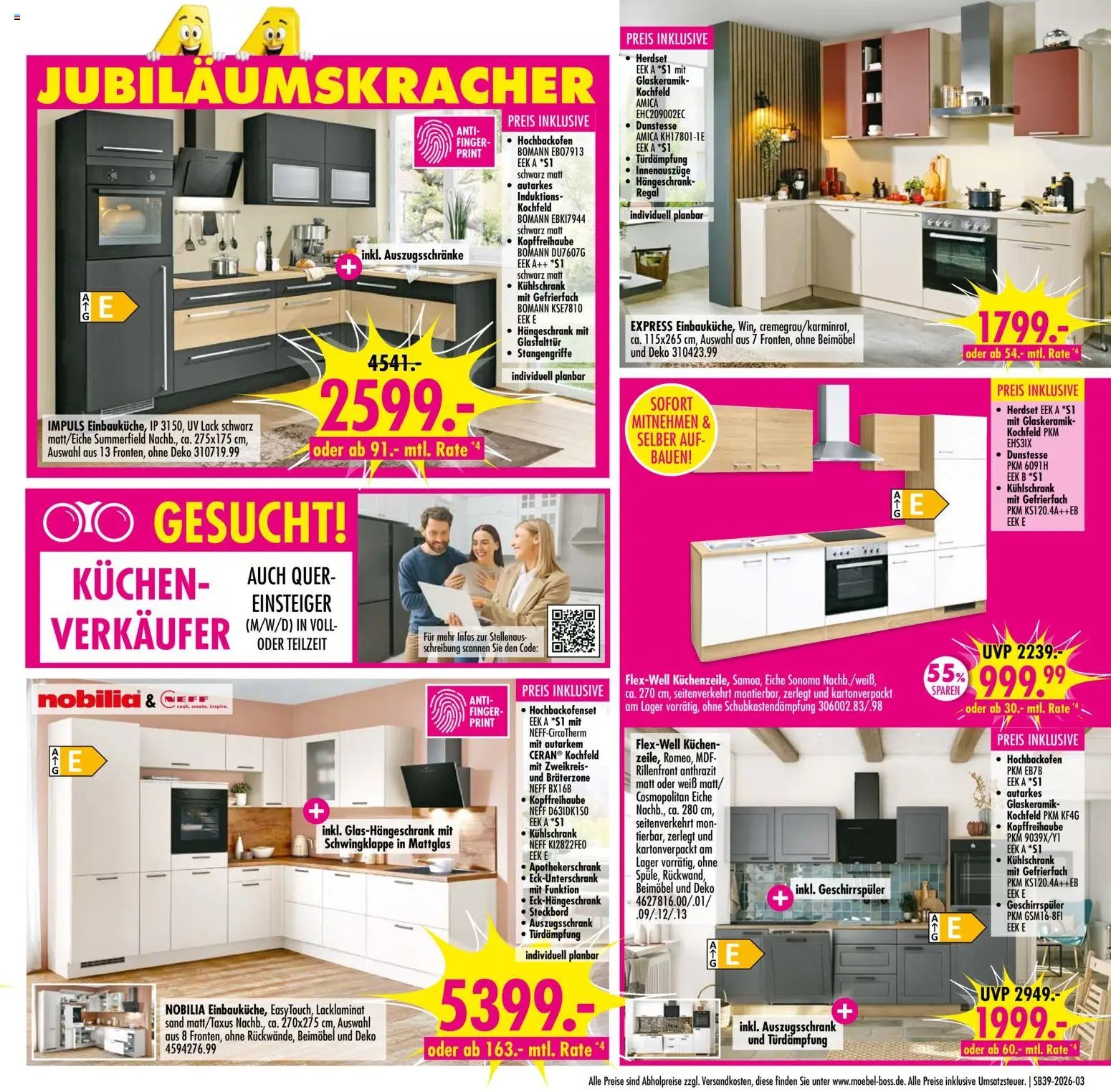 SB Möbel Boss Prospekt Dessau