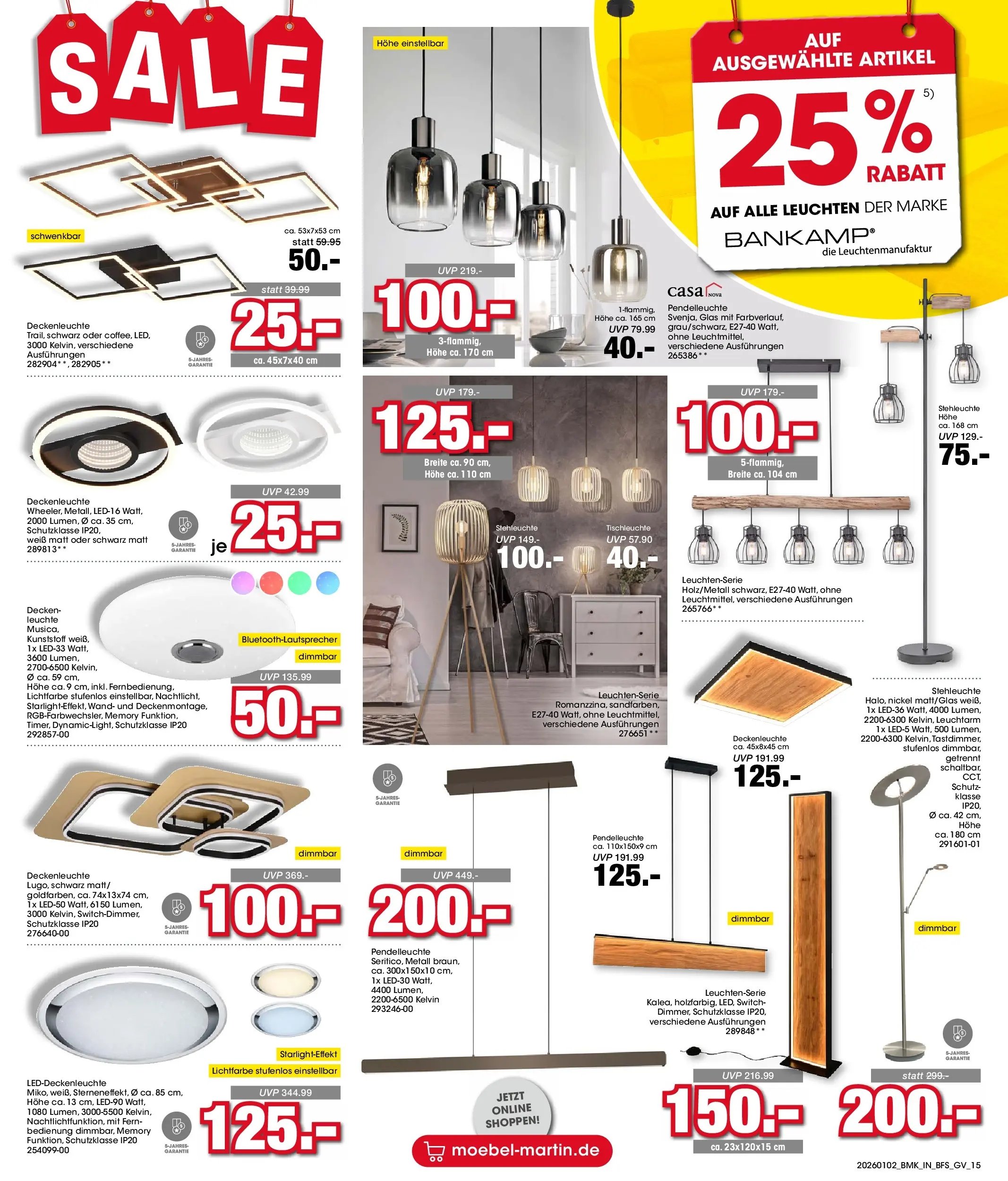 Möbel Martin Sale (2026-01-02 - 2026-01-31)