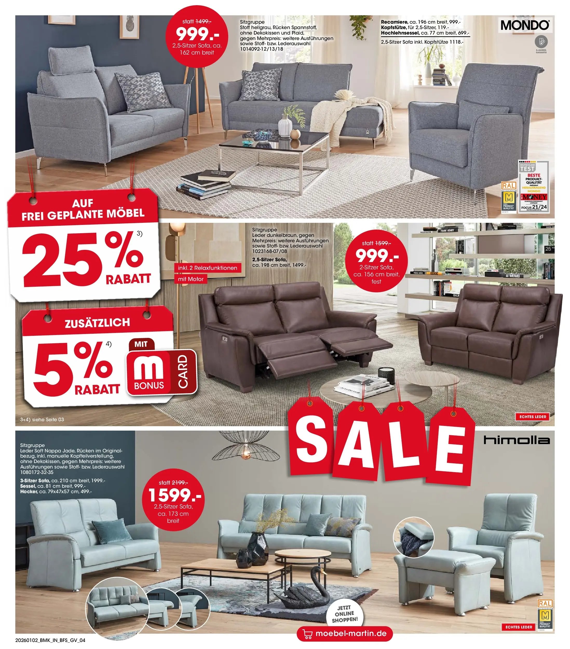 Möbel Martin Sale (2026-01-02 - 2026-01-31)
