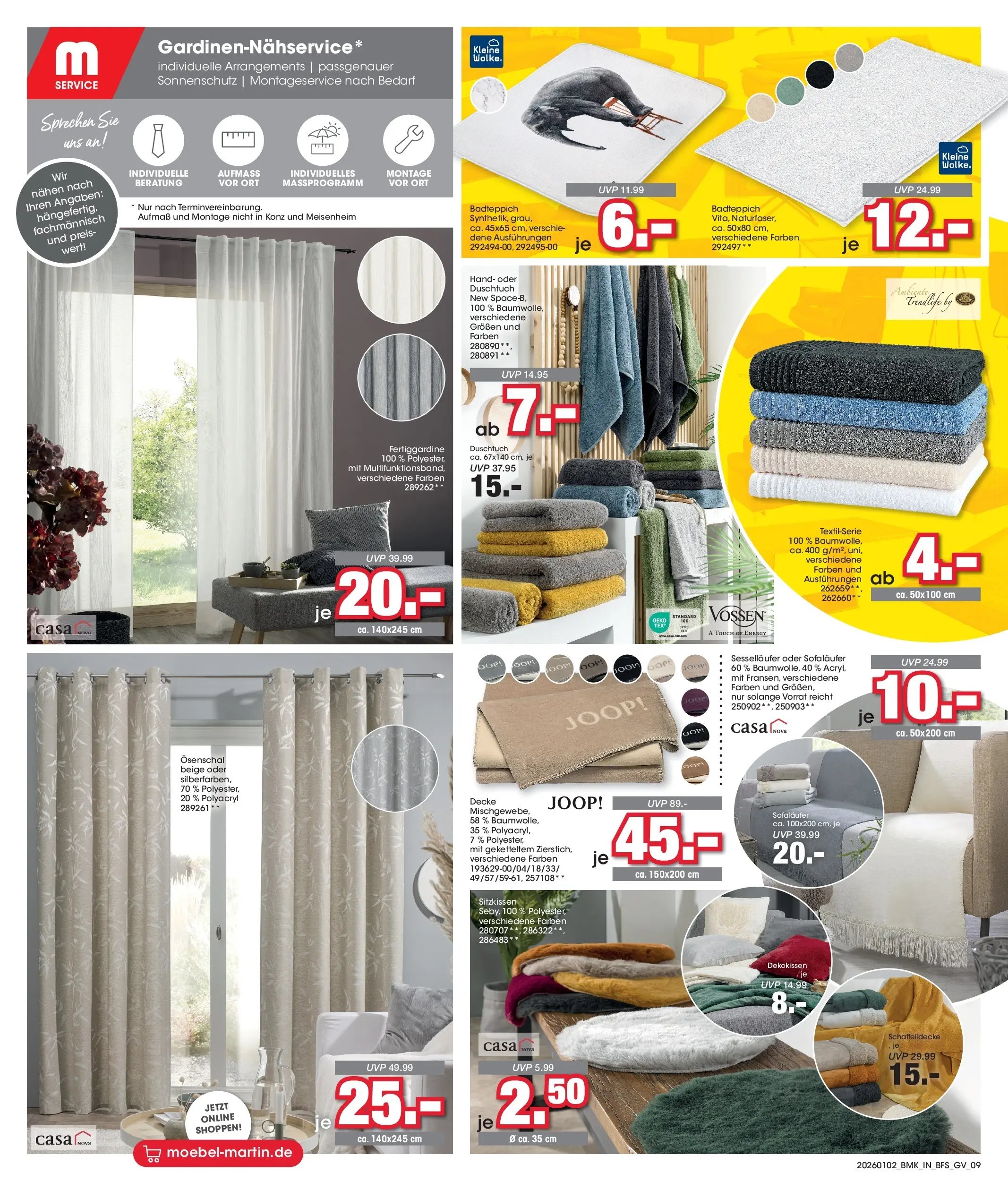 Möbel Martin Sale (2026-01-02 - 2026-01-31)