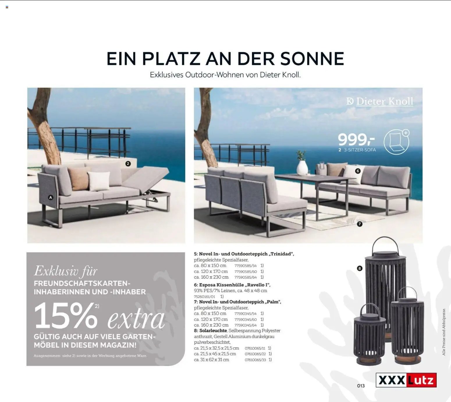 XXXL Lutz My Home Garten