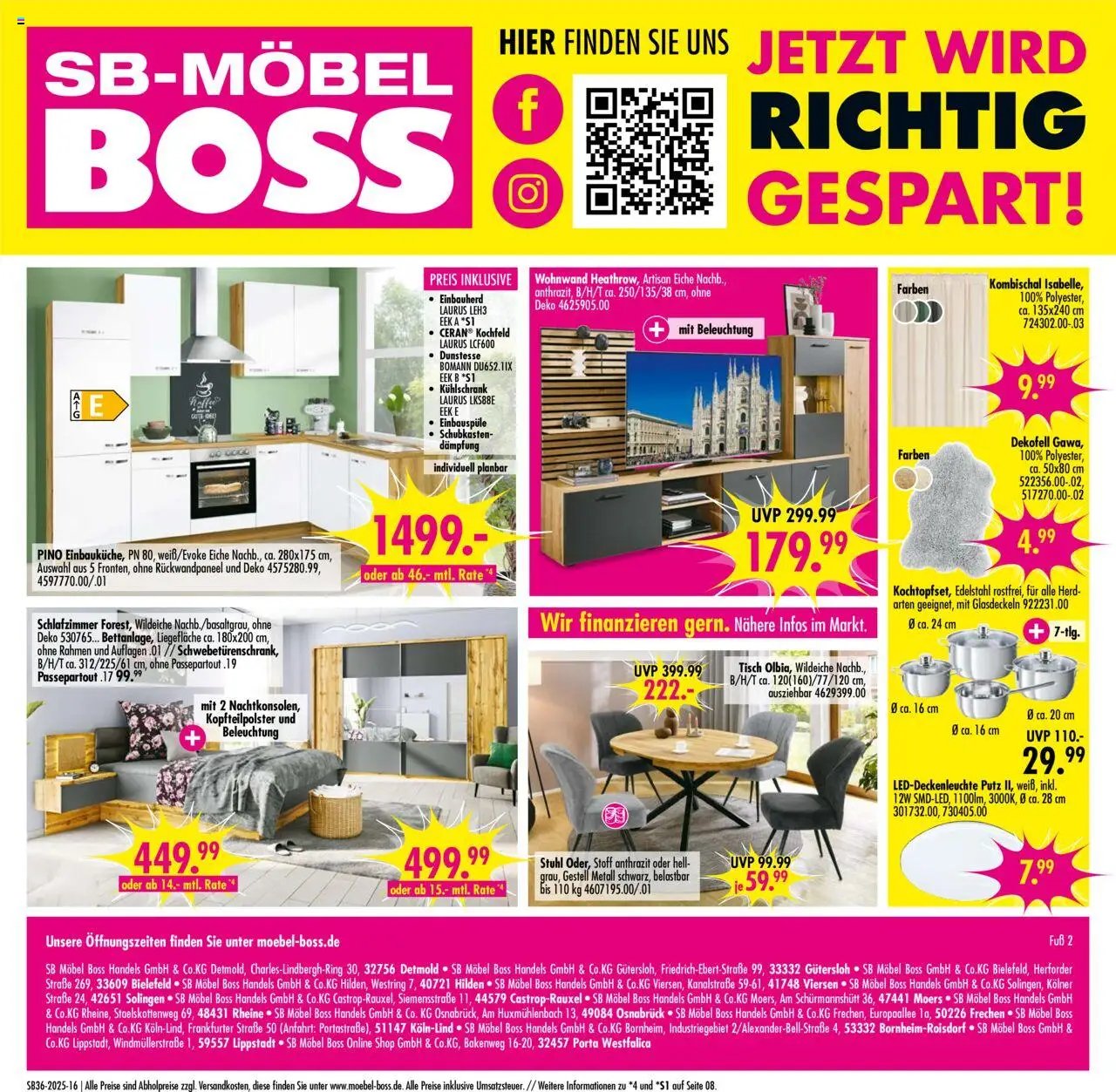 SB Möbel Boss Prospekt Rheine	 (2025-08-30 - 2025-09-05) | 16