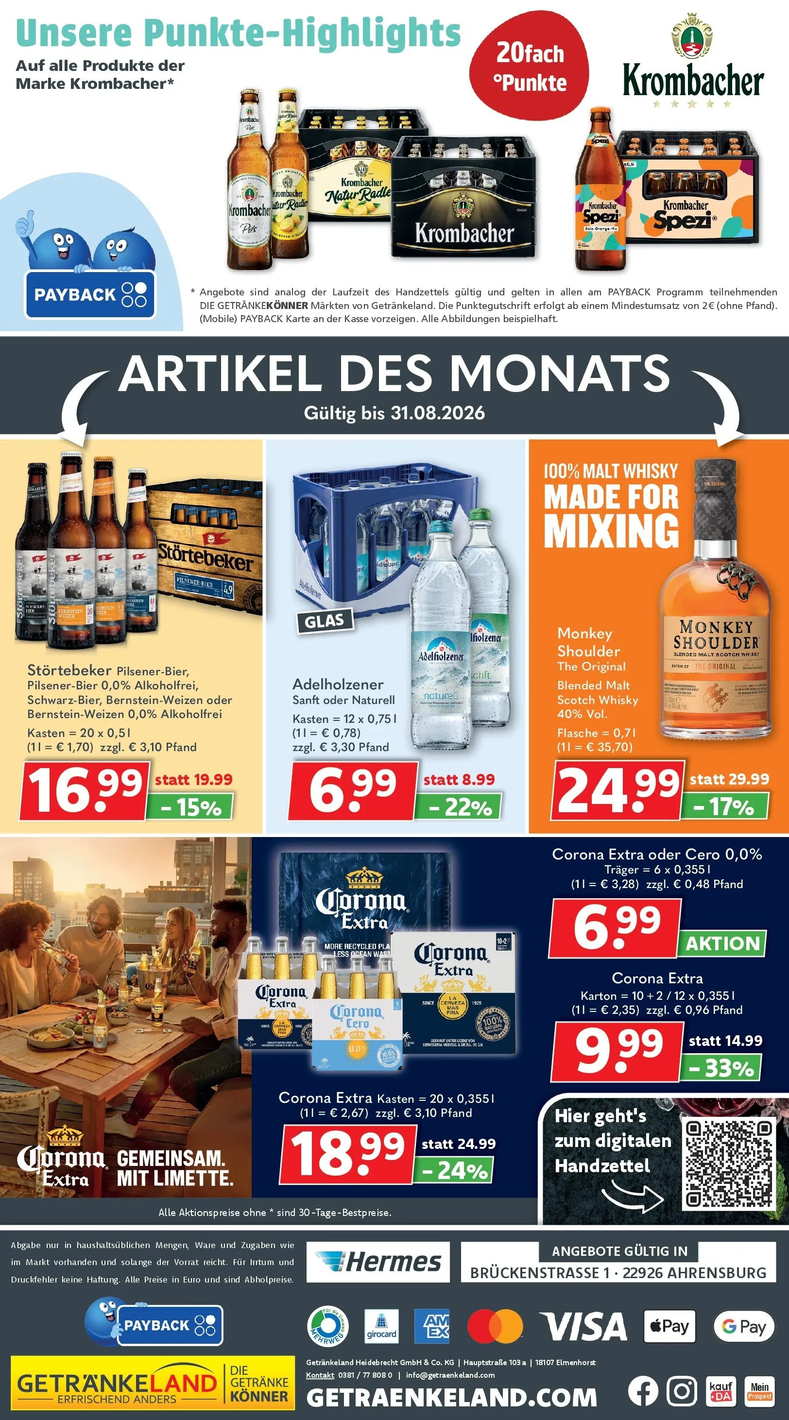 Getränkeland Prospekt Ahrensburg