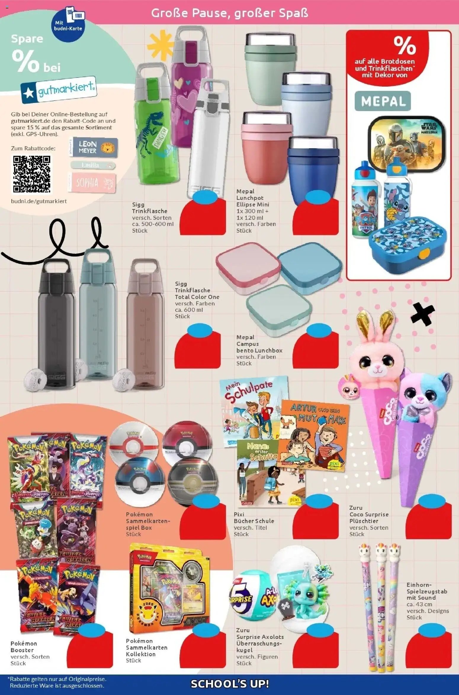 Budni Prospekt Back to school