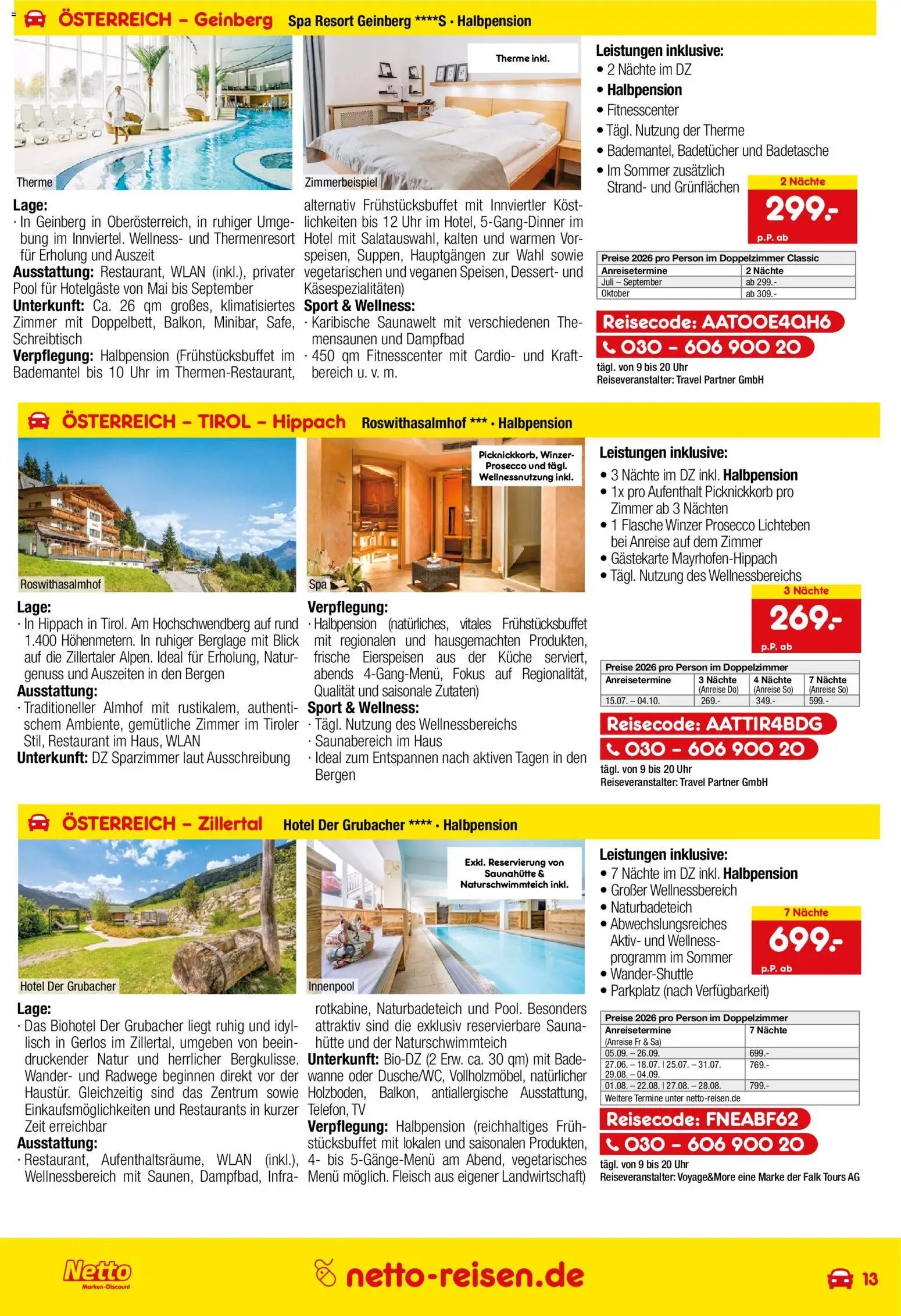 Netto Reisen Prospekt