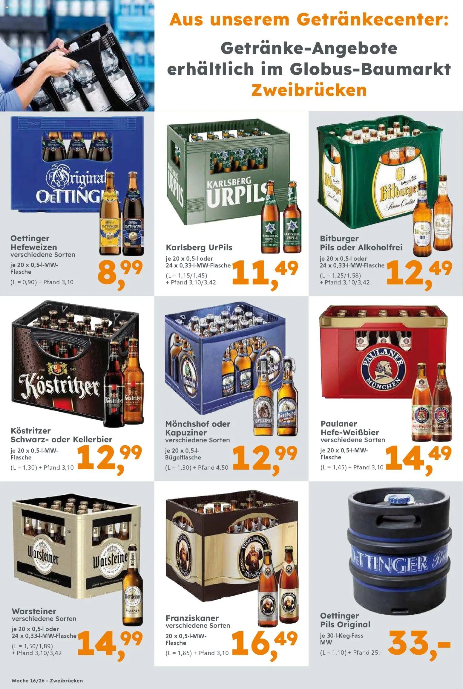 Globus Baumarkt Prospekt Zweibrücken	