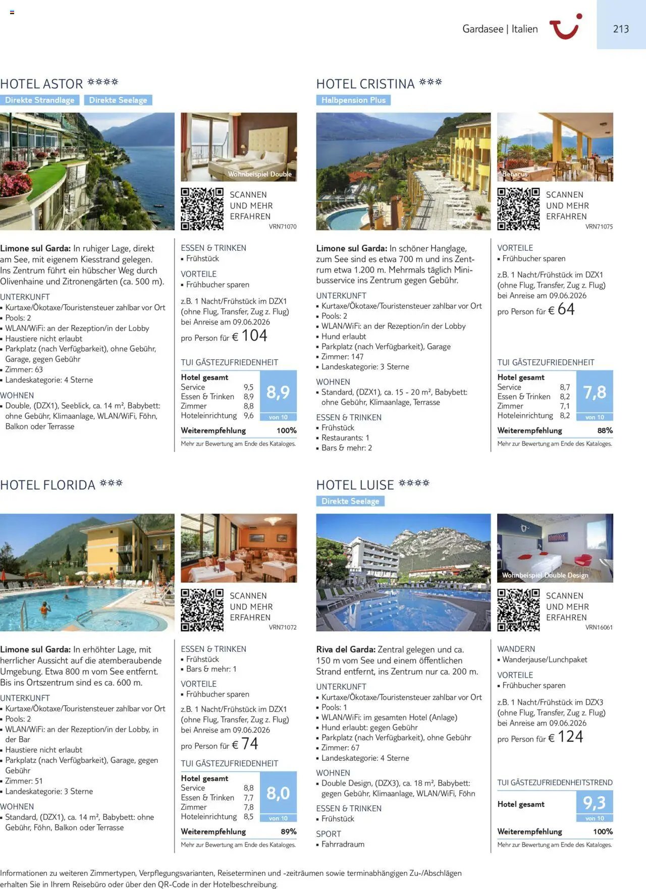 Aida - Urlaub mit eigener Anreise  (2025-11-01 - 2026-10-31)