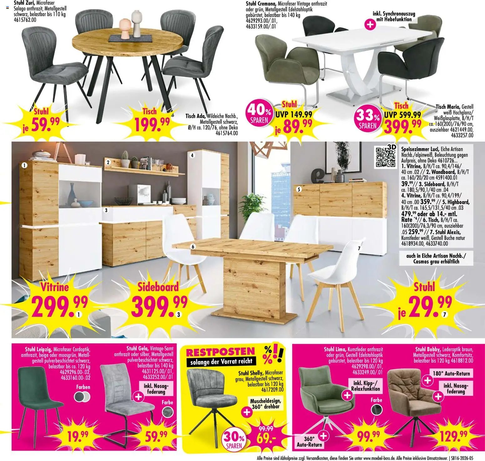 SB Möbel Boss Prospekt 	 (2026-04-11 - 2026-04-17)