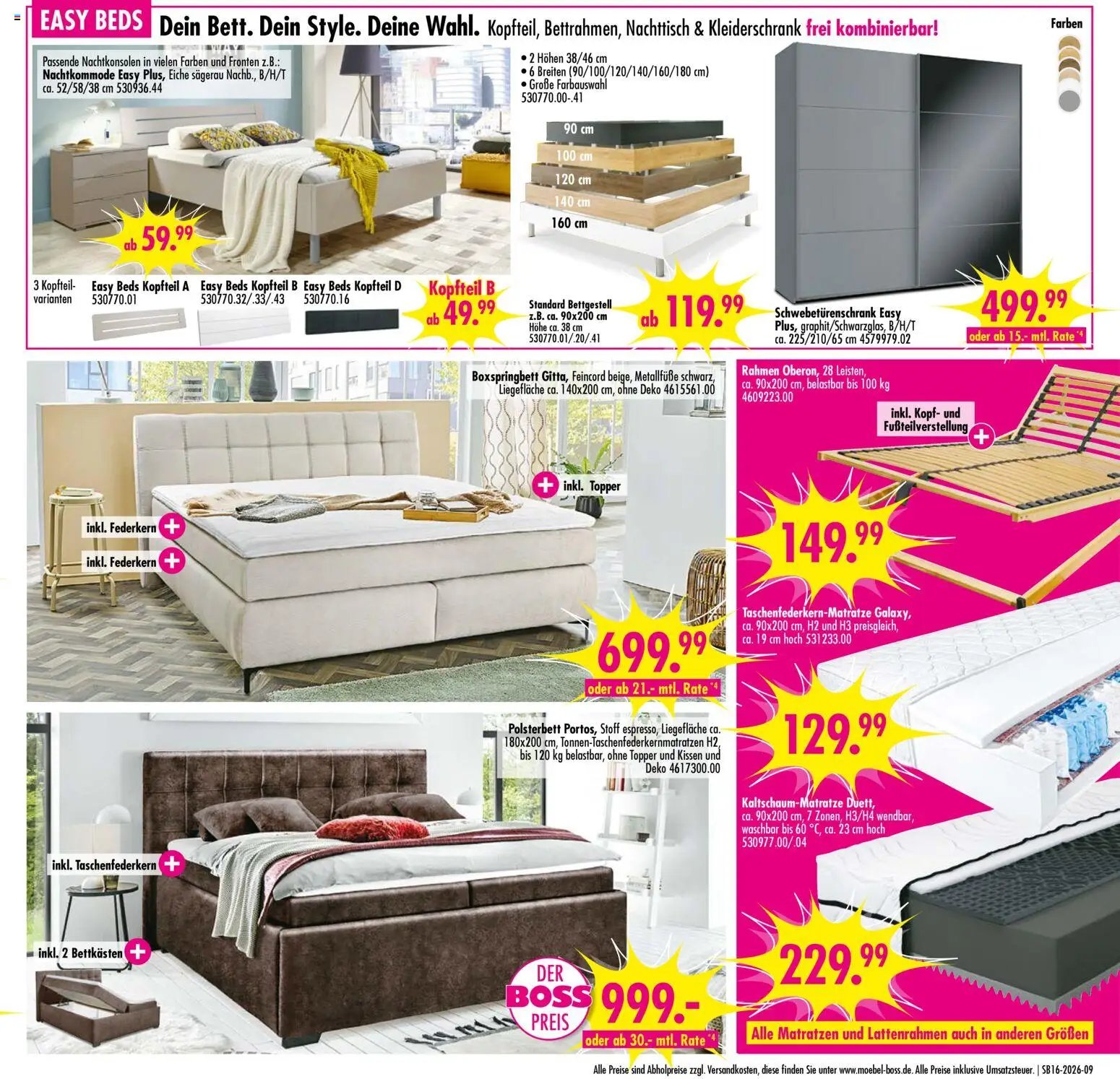 SB Möbel Boss Prospekt 	 (2026-04-11 - 2026-04-17)
