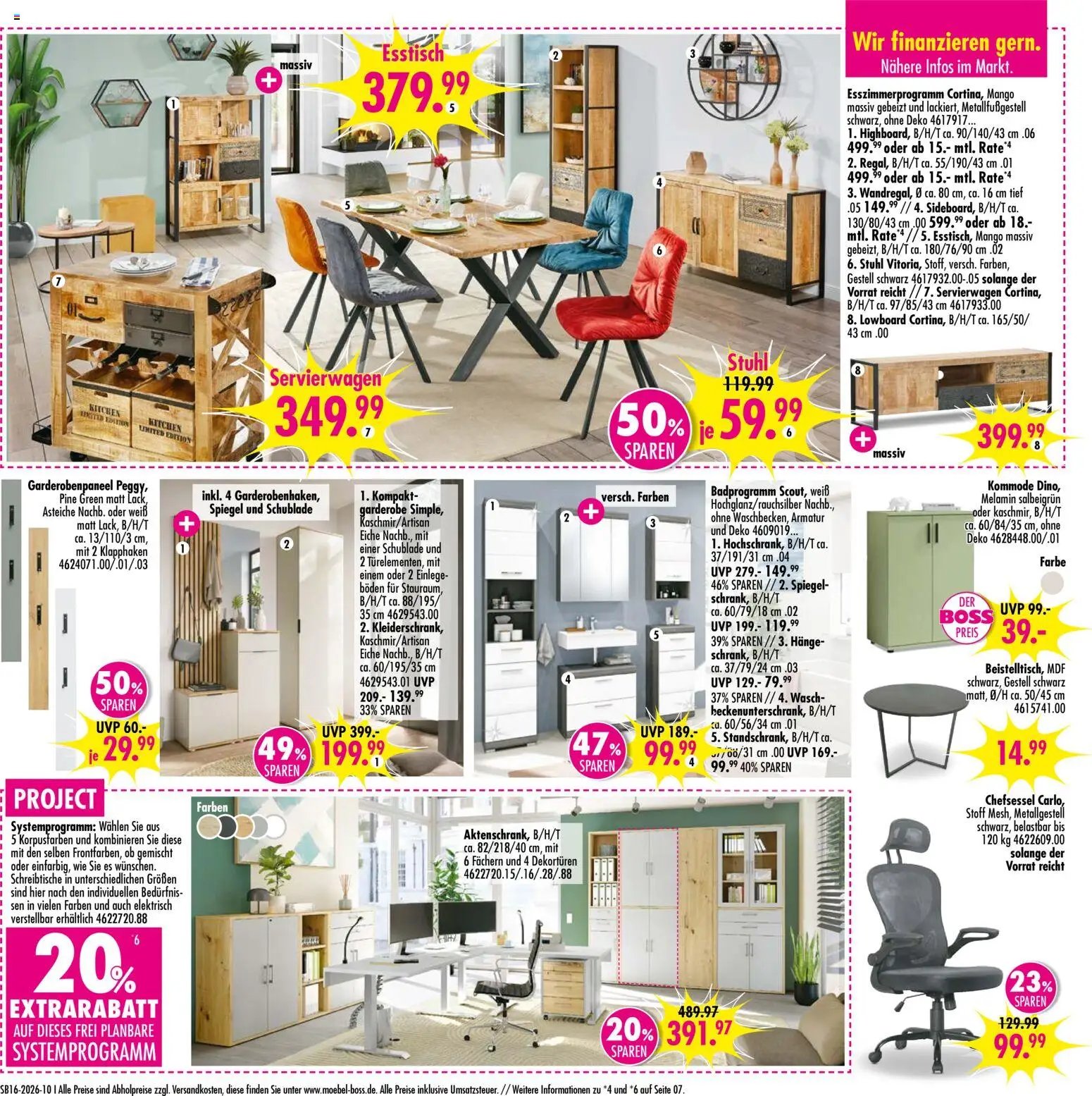 SB Möbel Boss Prospekt 	