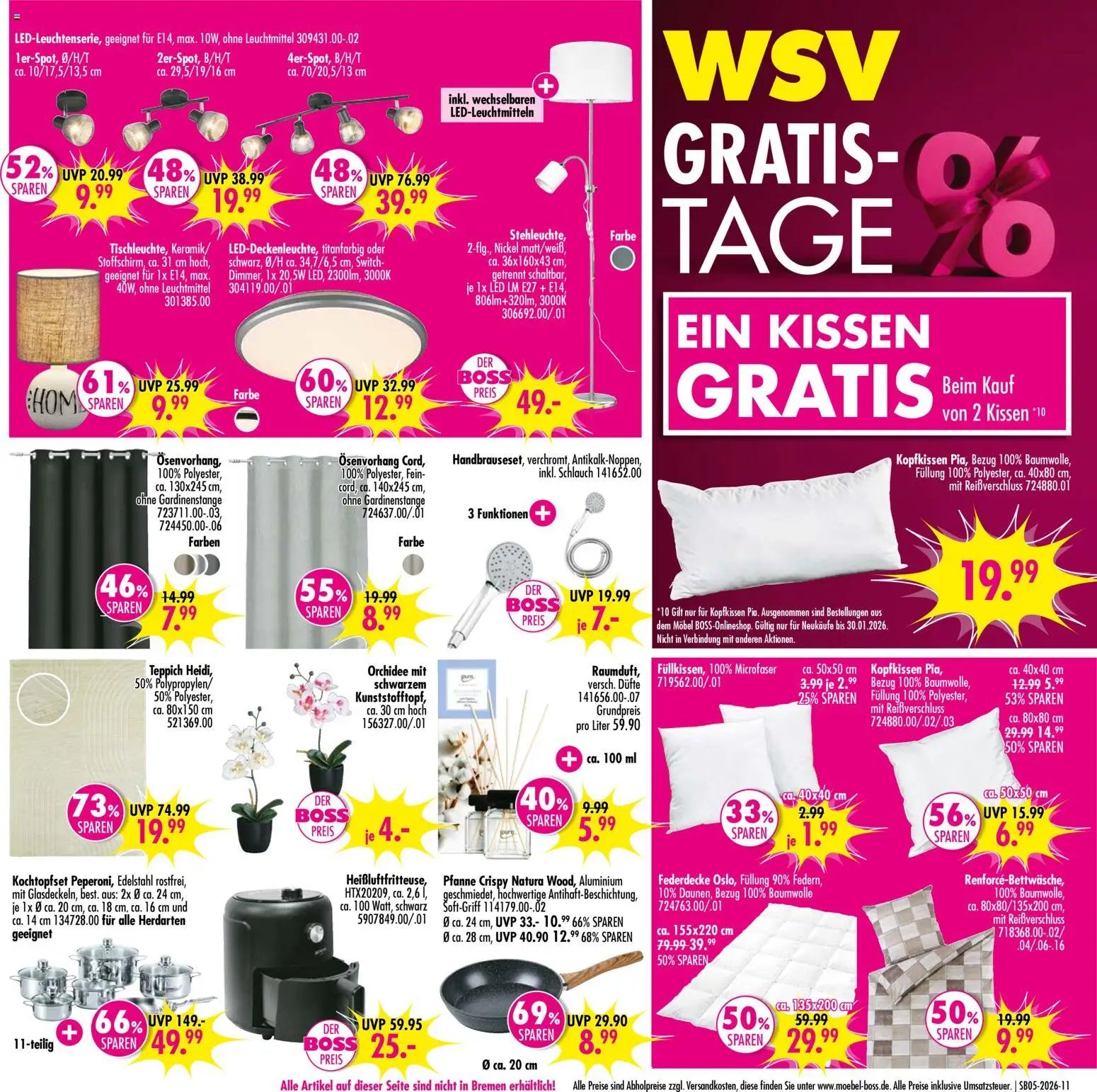 SB Möbel Boss Prospekt 	