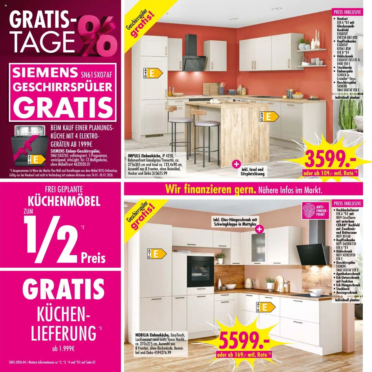 SB Möbel Boss Prospekt 	