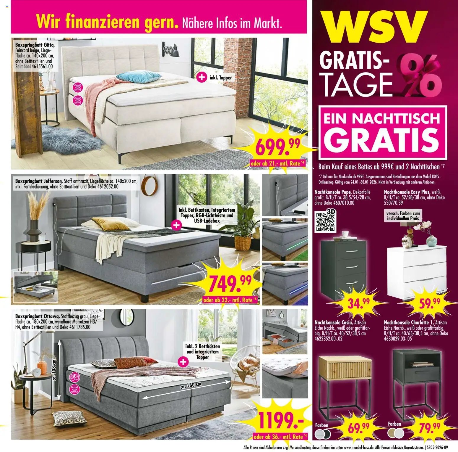 SB Möbel Boss Prospekt 	