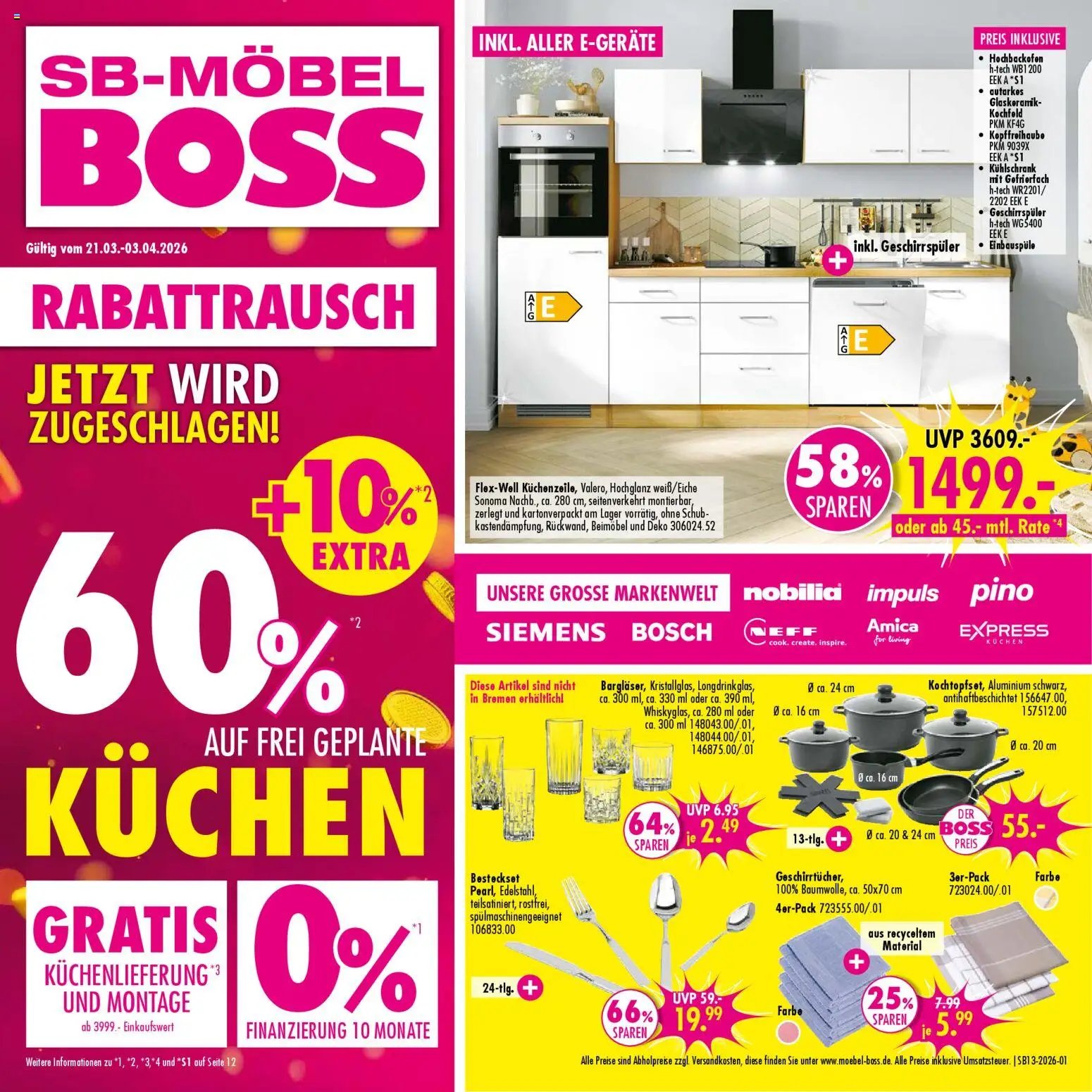 SB Möbel Boss Prospekt 	