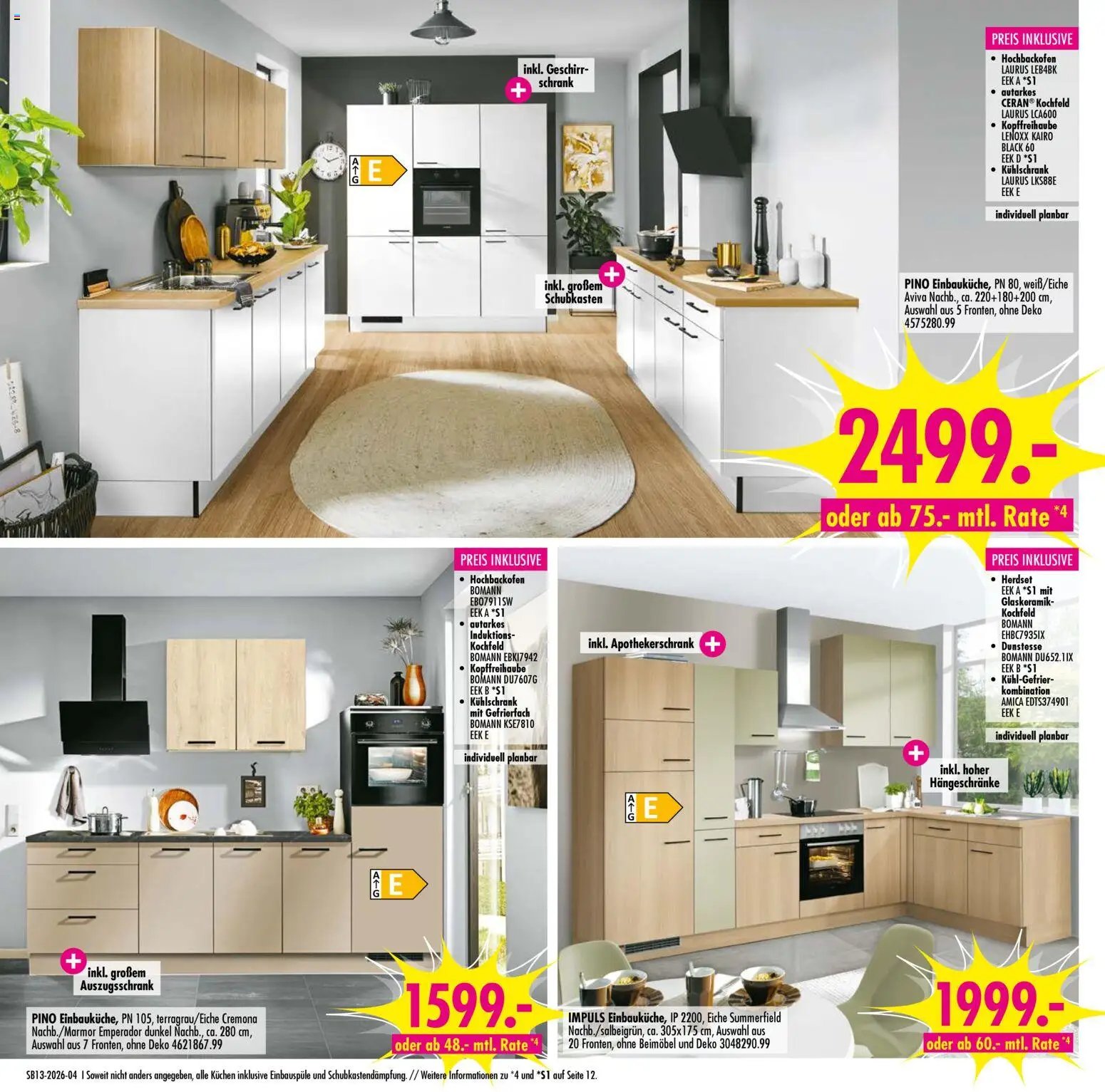 SB Möbel Boss Prospekt 	