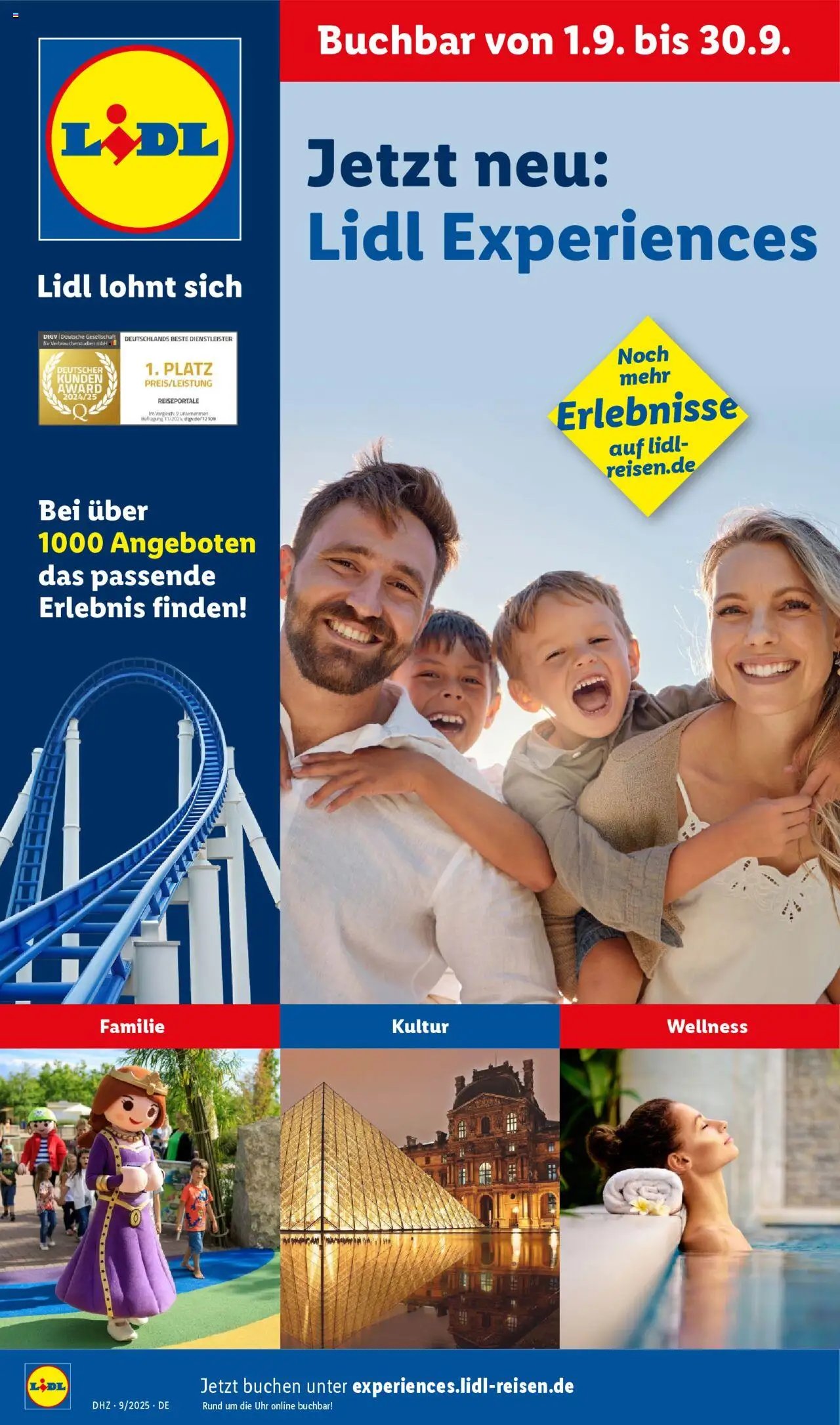 Lidl Reisen  September Experiences (2025-09-01 - 2025-09-30) | 1