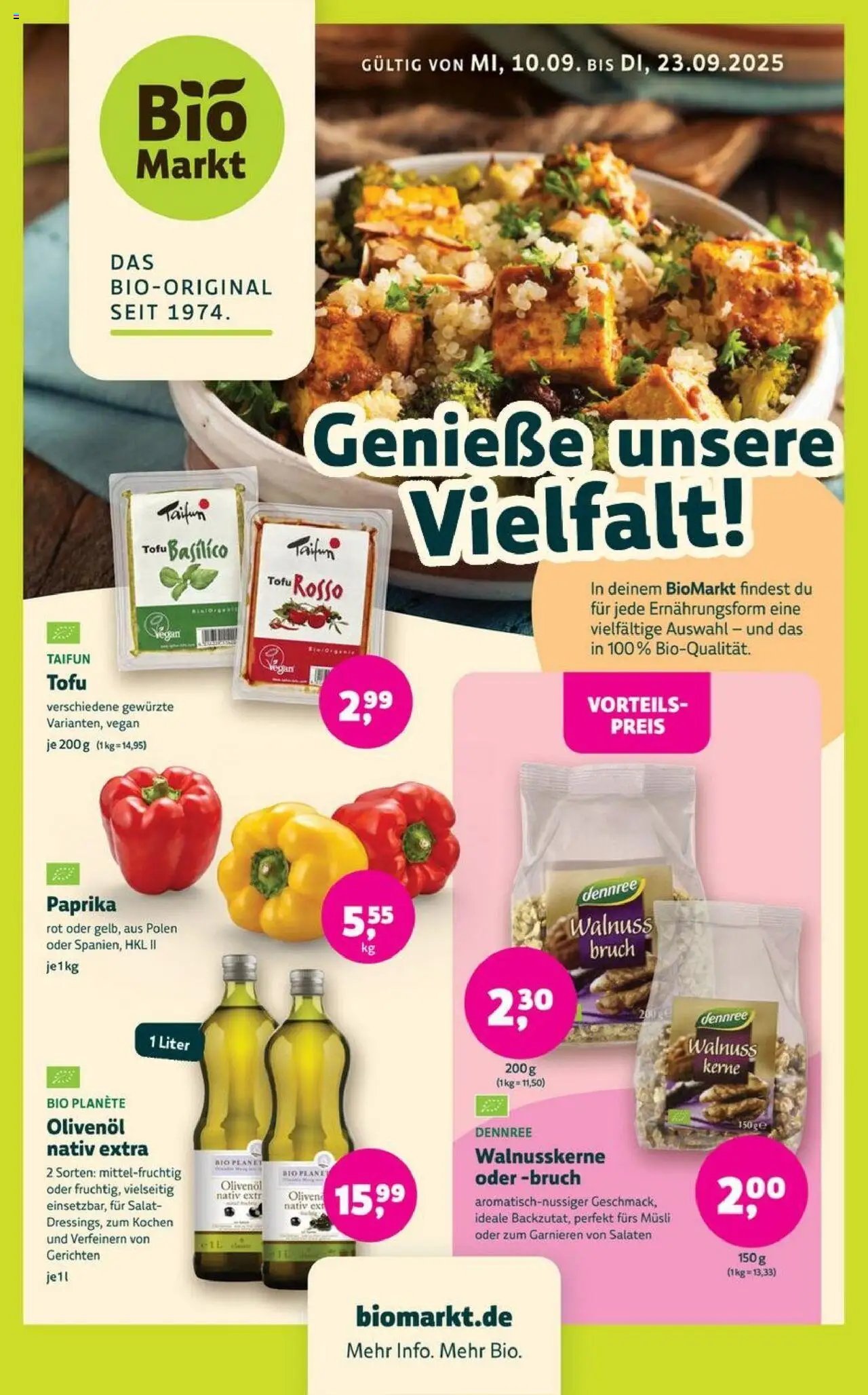 Denns BioMarkt Angebote (2025-09-10 - 2025-09-23) | 1