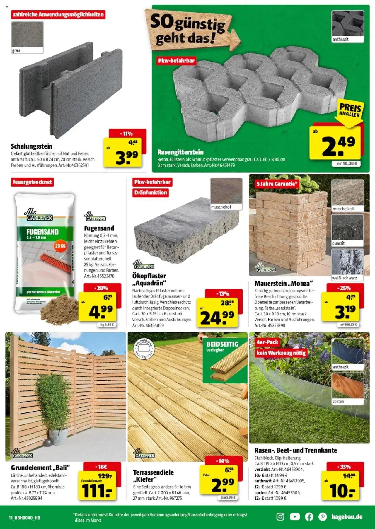 Hagebau Prospekt Versmold (2025-09-27 - 2025-10-04) | 11