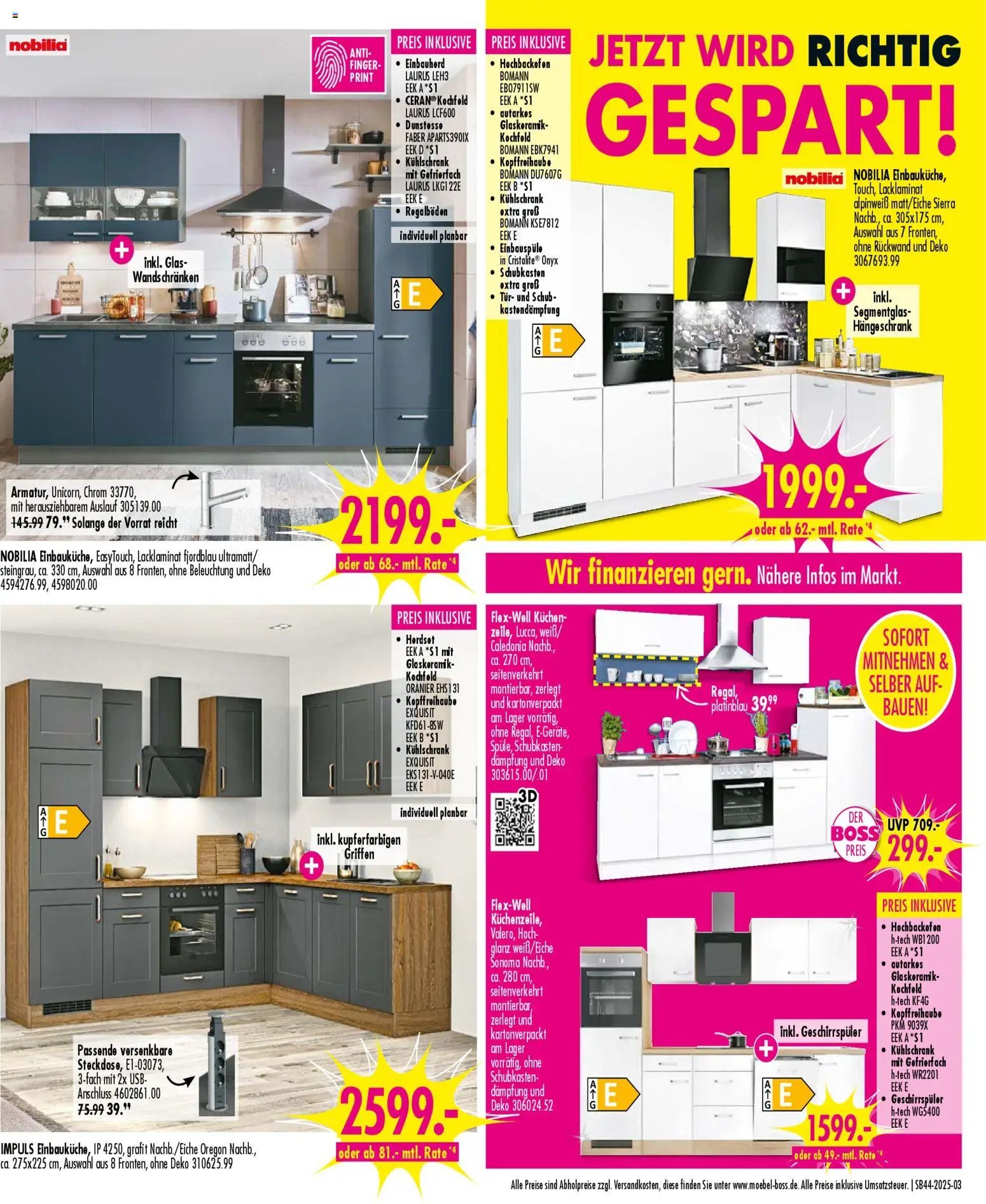 SB Möbel Boss Prospekt 	 (2025-10-25 - 2025-10-31)