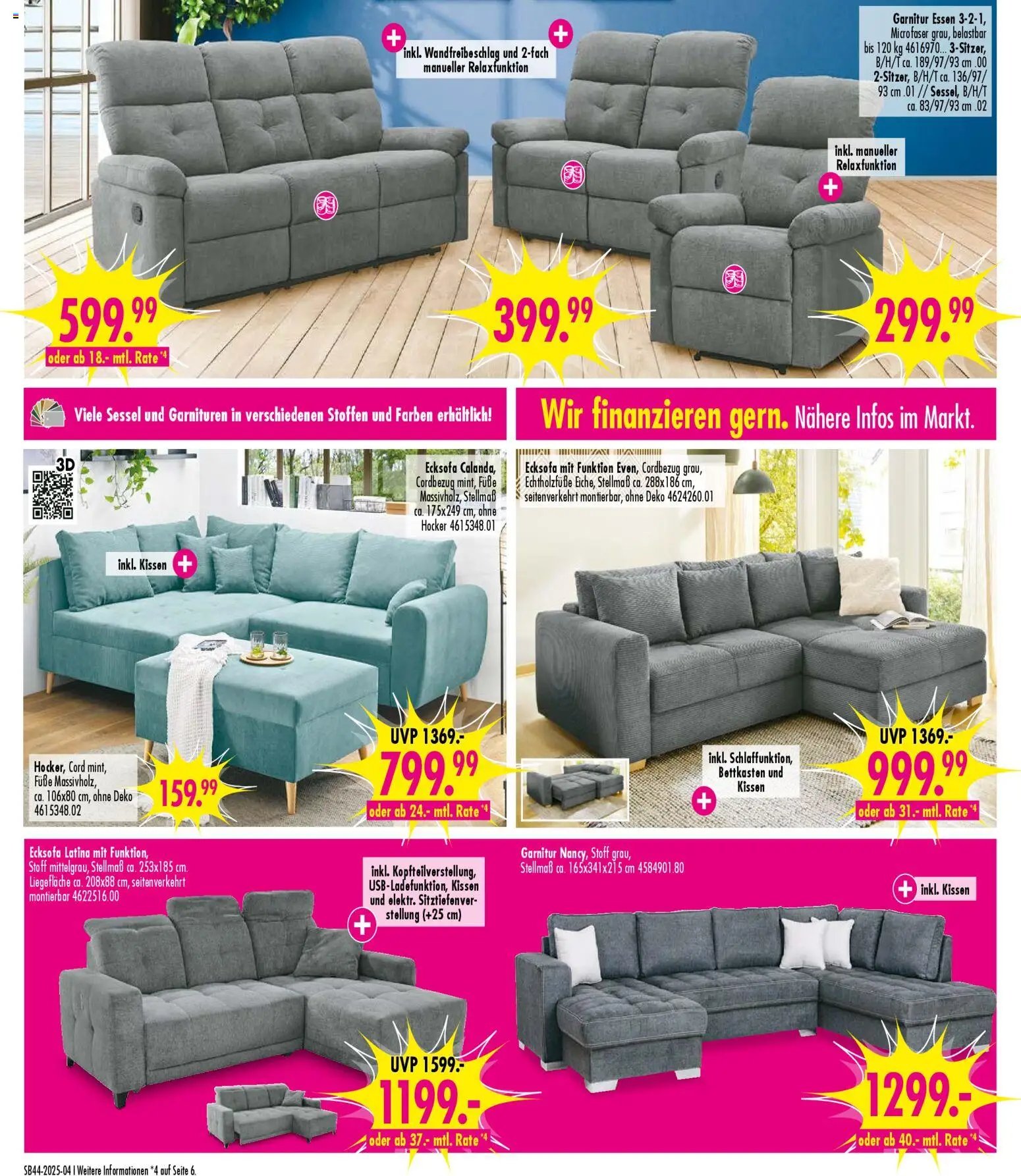 SB Möbel Boss Prospekt 	 (2025-10-25 - 2025-10-31)