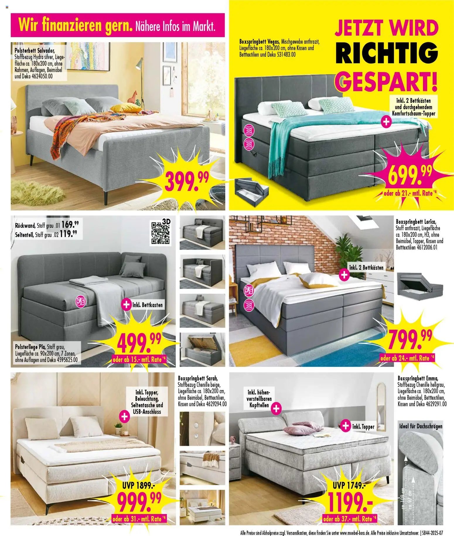 SB Möbel Boss Prospekt 	 (2025-10-25 - 2025-10-31)