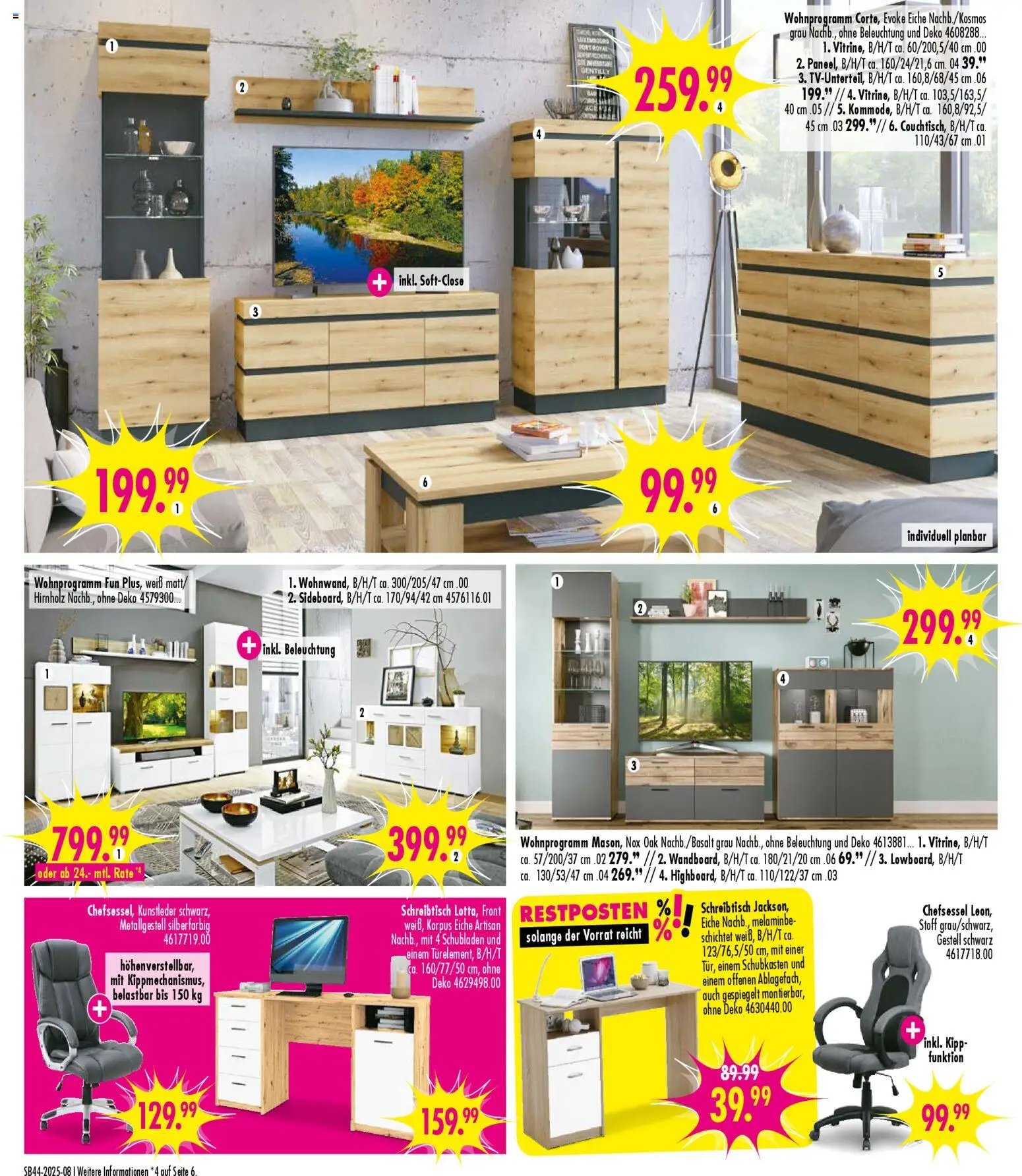 SB Möbel Boss Prospekt 	 (2025-10-25 - 2025-10-31)