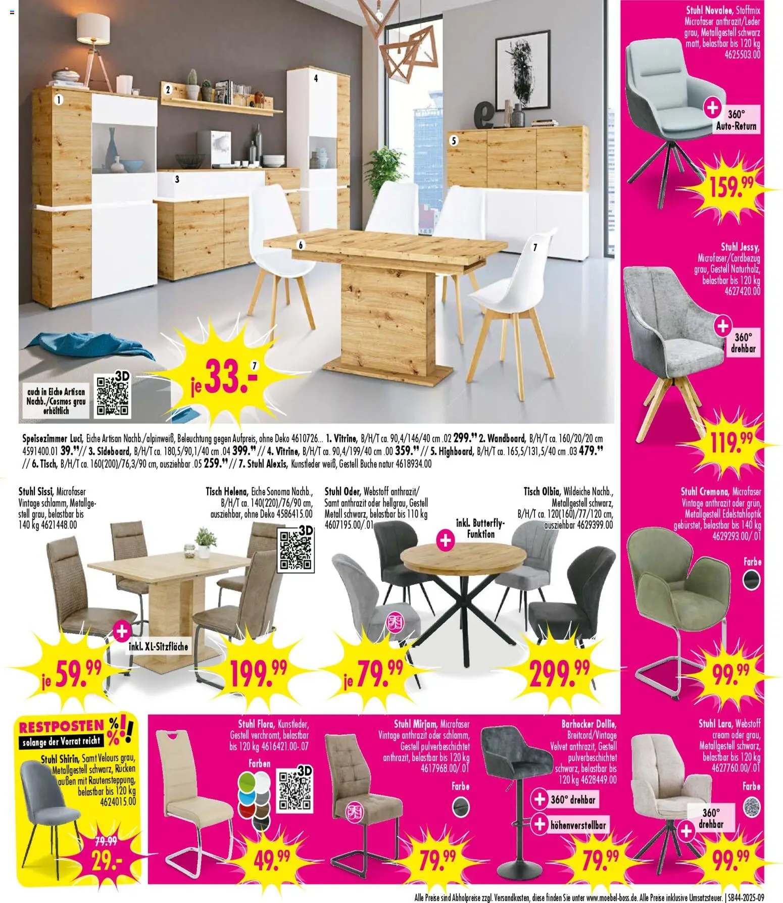 SB Möbel Boss Prospekt 	 (2025-10-25 - 2025-10-31)