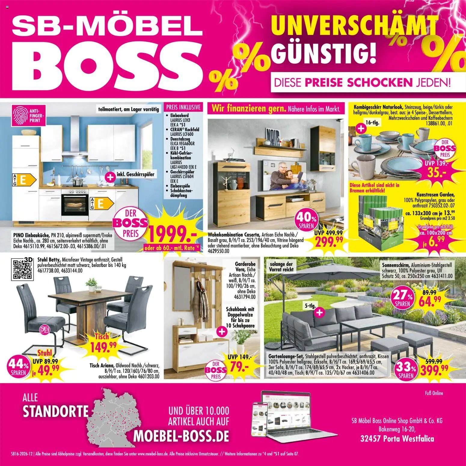 SB Möbel Boss Prospekt Alte Messe Leipzig (2026-04-11 - 2026-04-17)