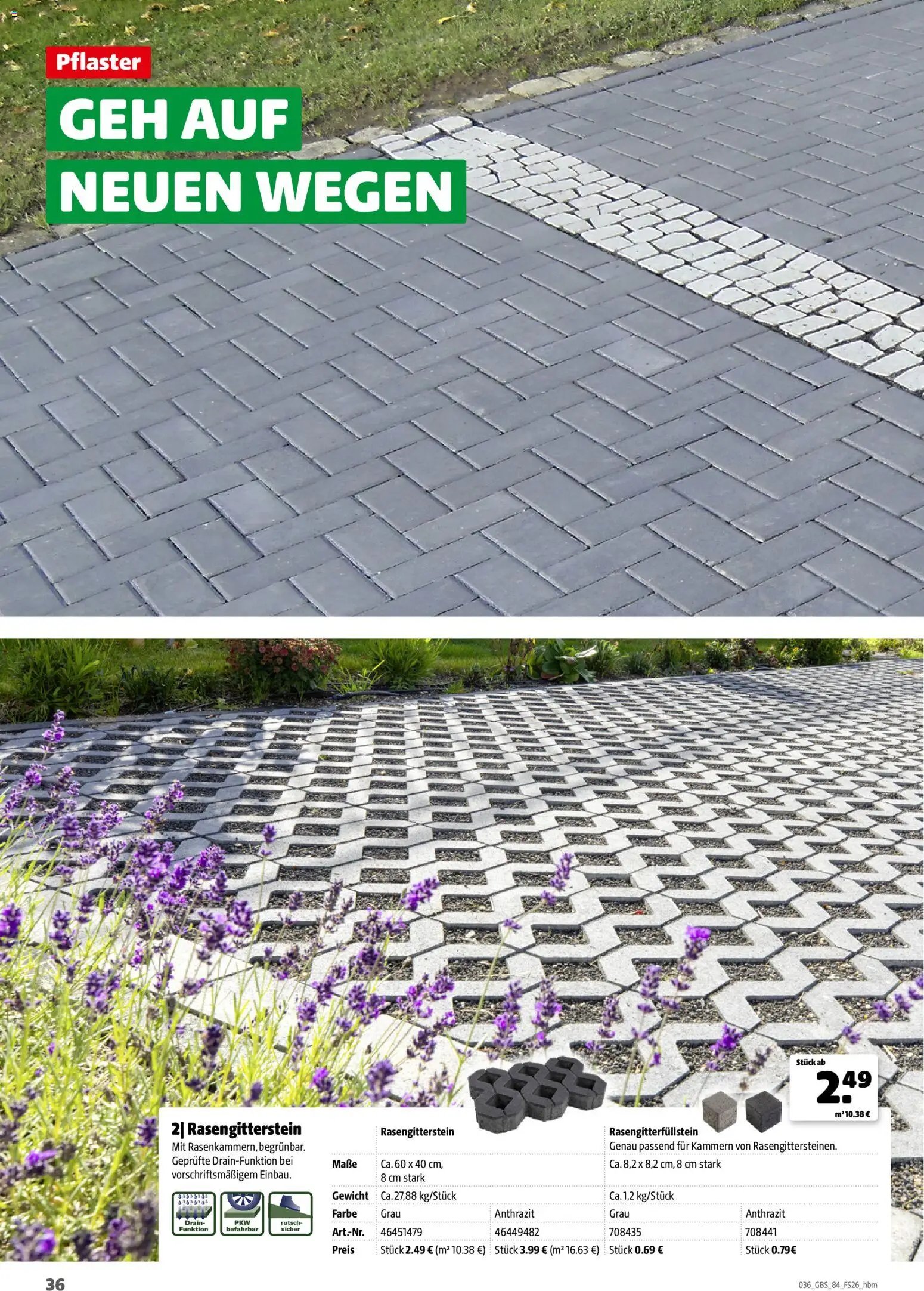 Hagebau Gartenbaustoffsortiment