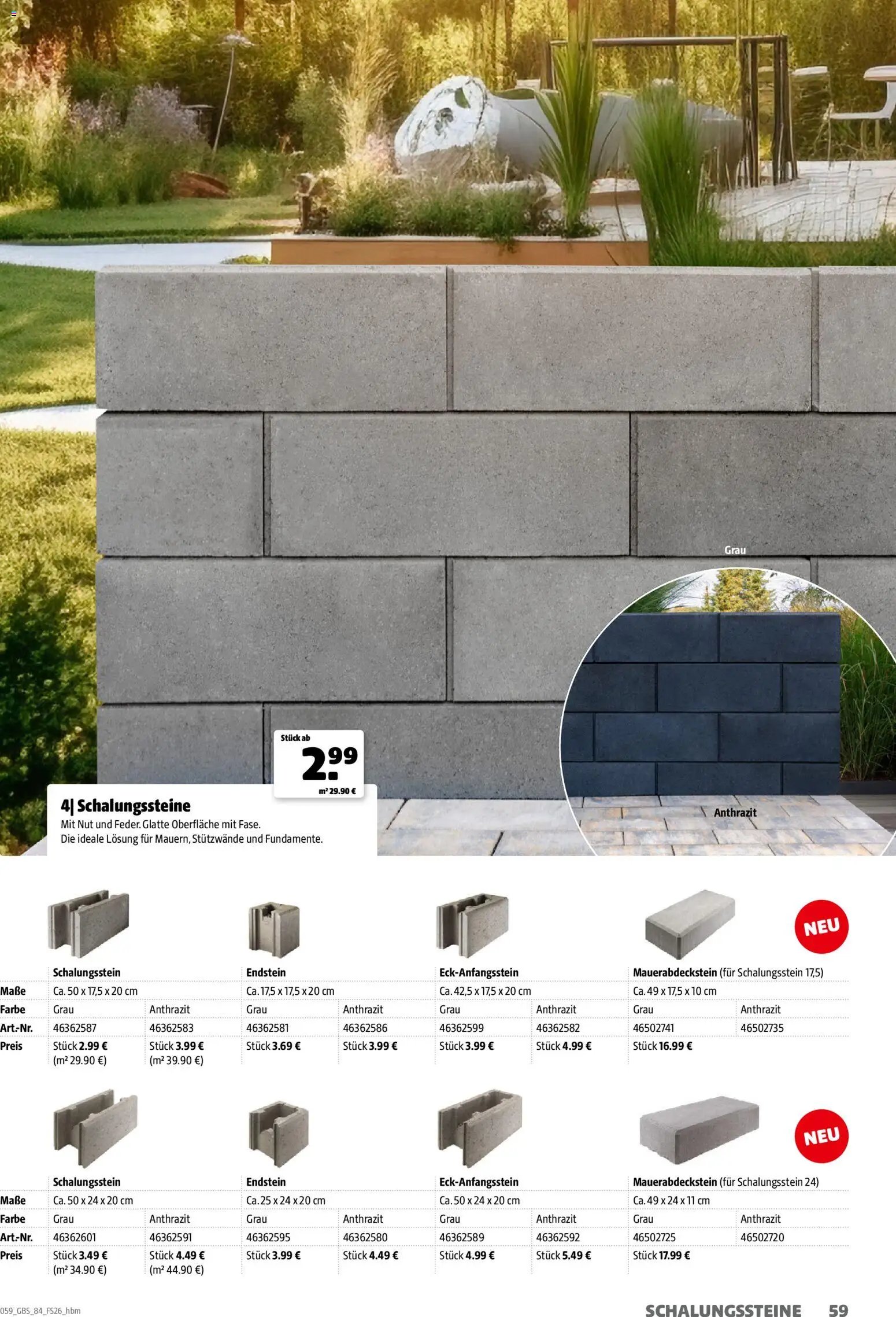 Hagebau Gartenbaustoffsortiment (2026-03-02 - 2026-12-31)