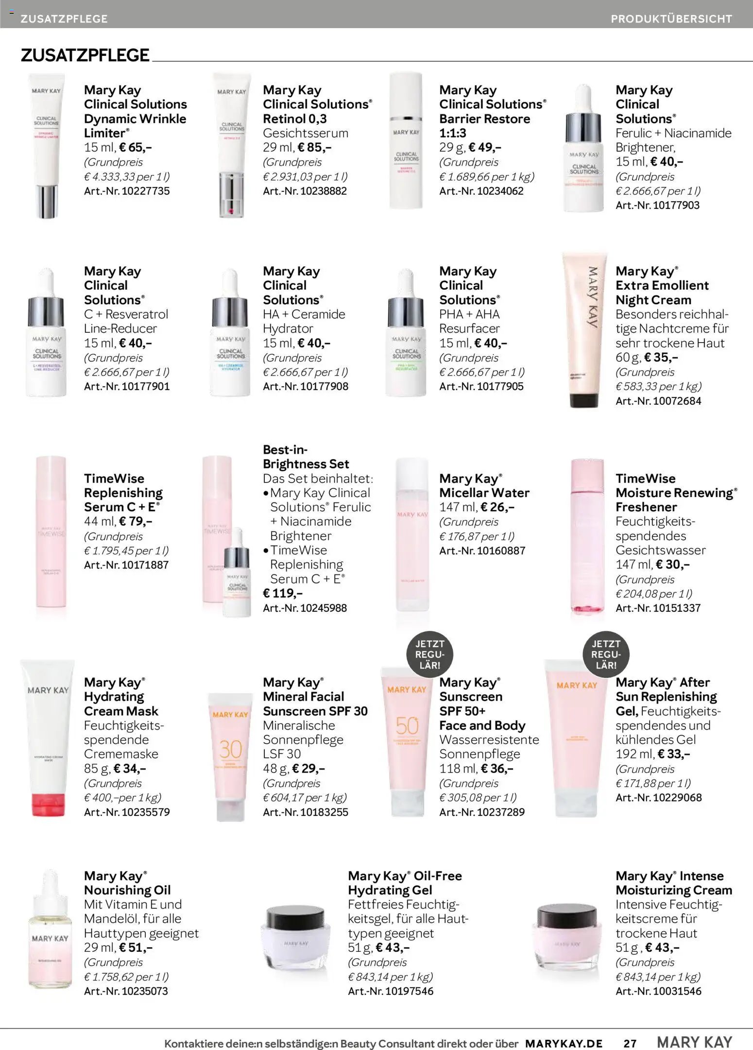 Mary Kay Katalog
