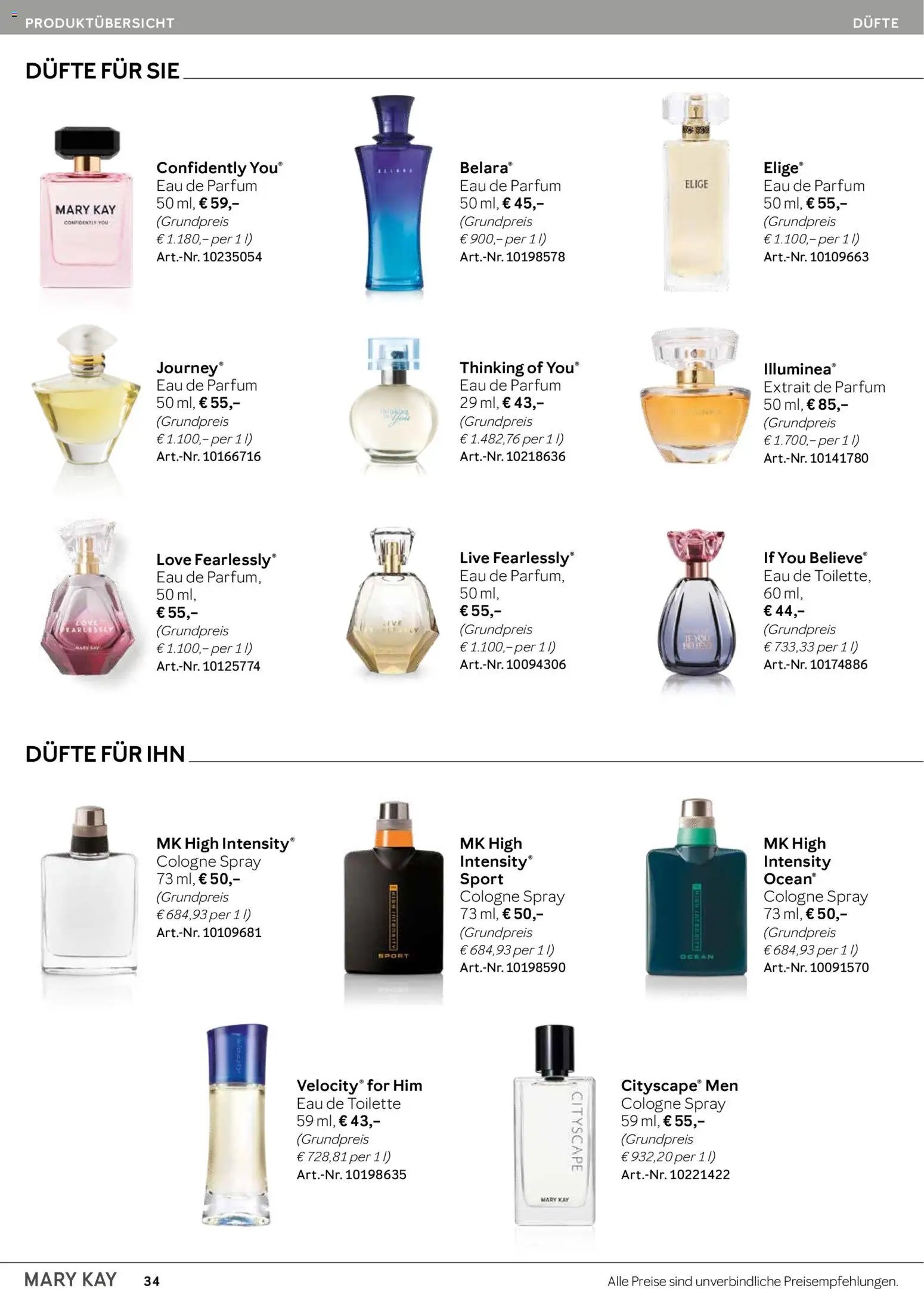 Mary Kay Katalog