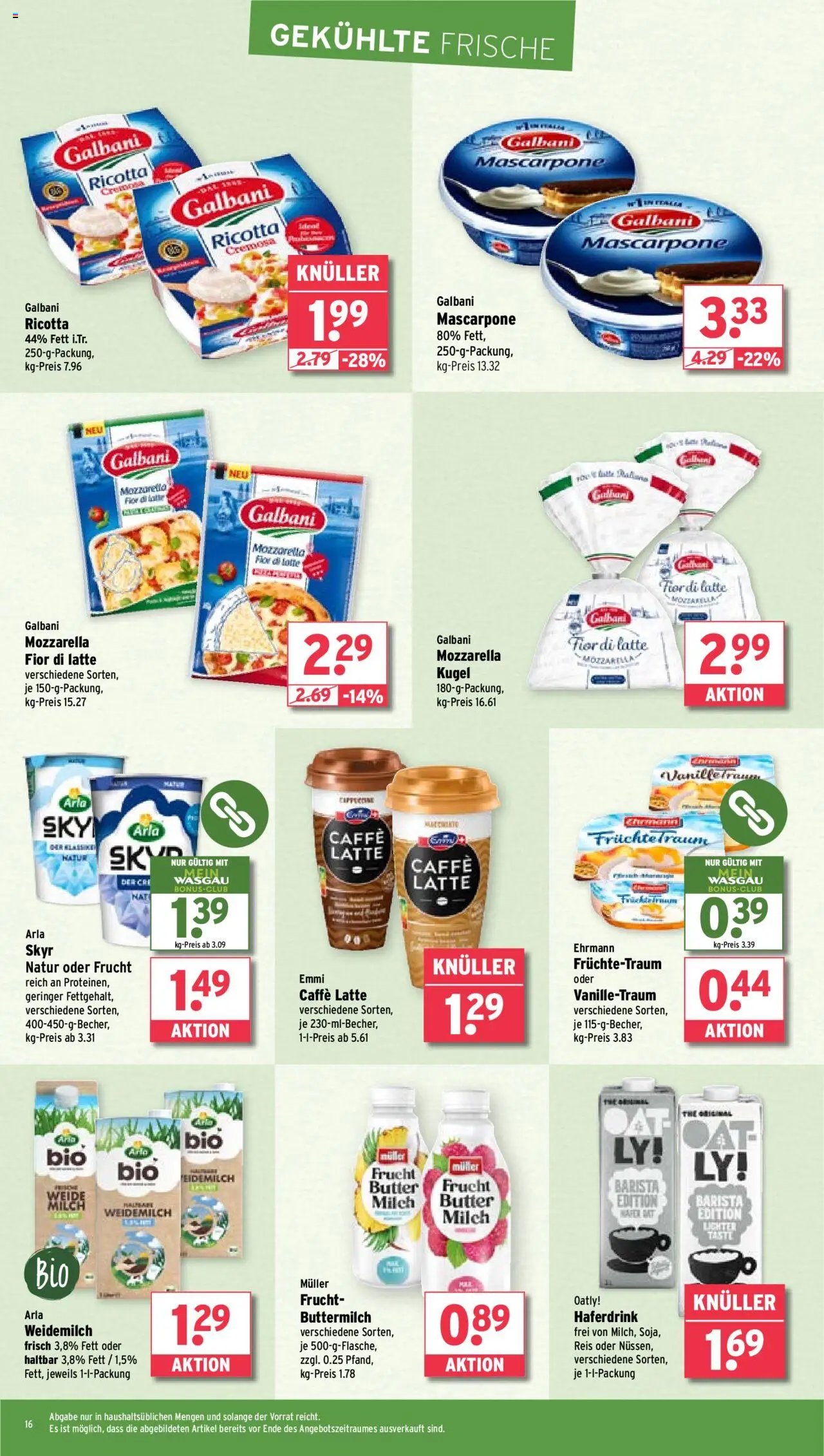 Wasgau Prospekt 	 (2025-08-18 - 2025-08-23) | 16