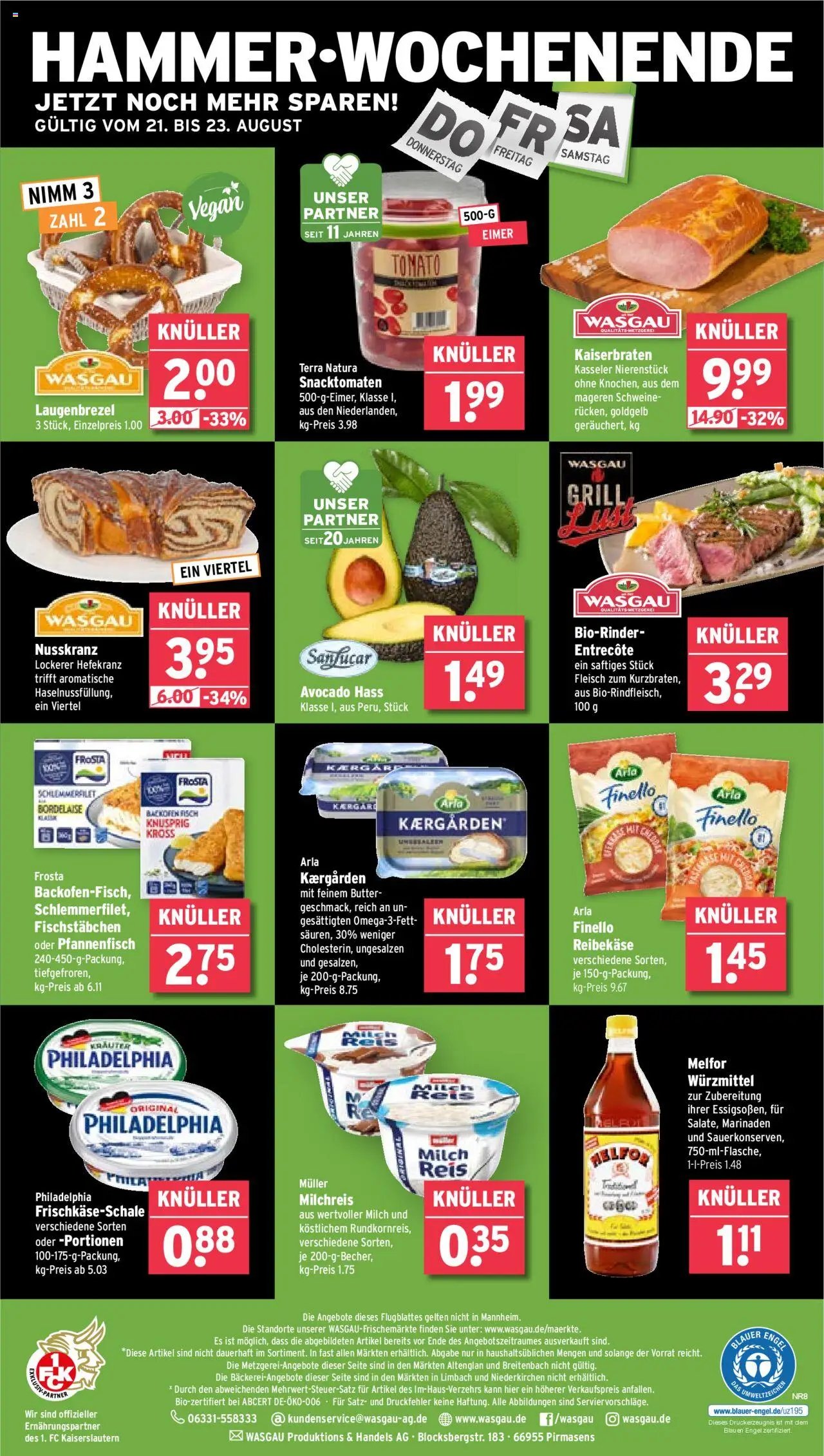 Wasgau Prospekt 	 (2025-08-18 - 2025-08-23) | 28