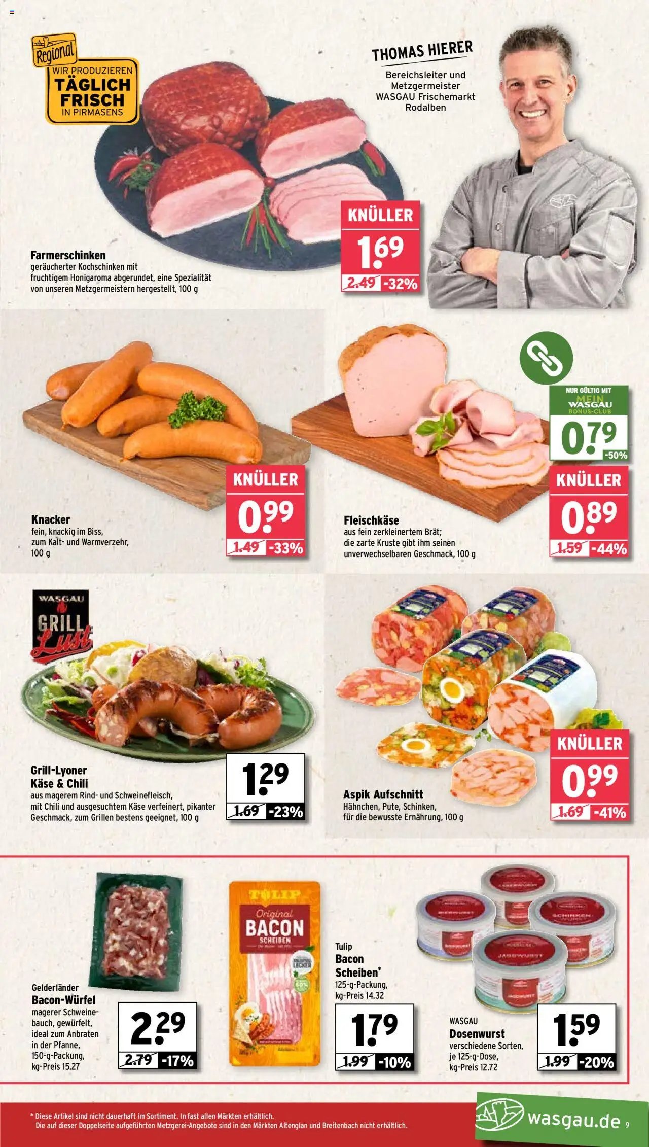 Wasgau Prospekt 	 (2025-08-18 - 2025-08-23) | 9