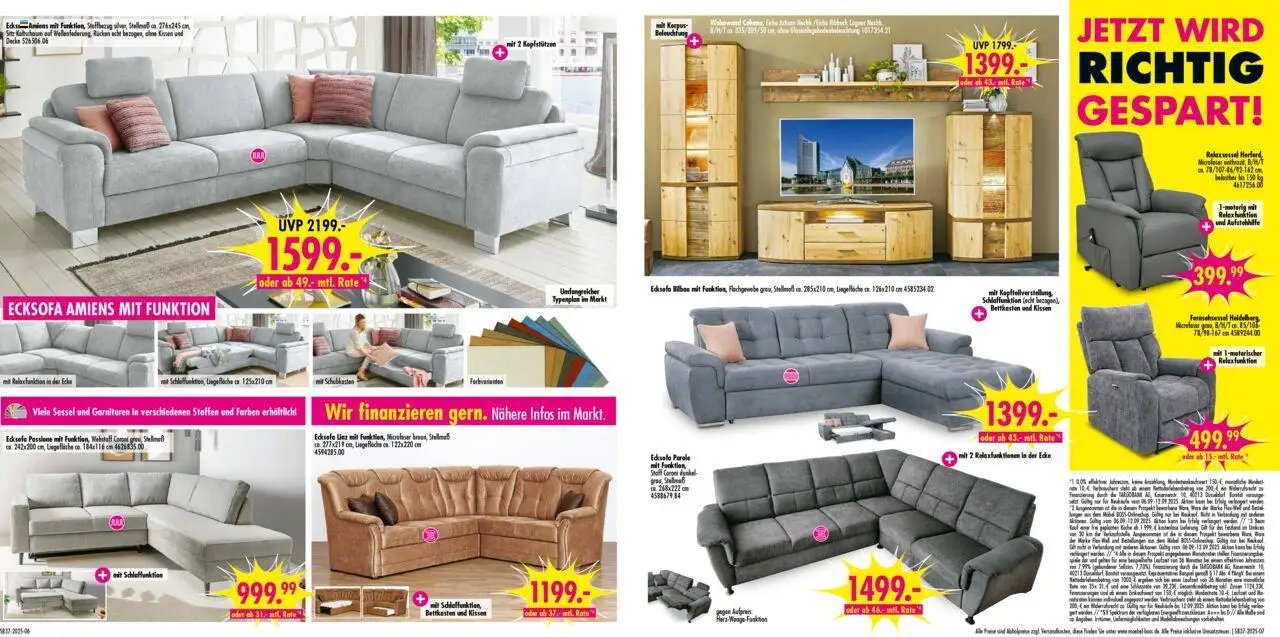 SB Möbel Boss Prospekt Bobbau	 (2025-09-06 - 2025-09-12) | 4