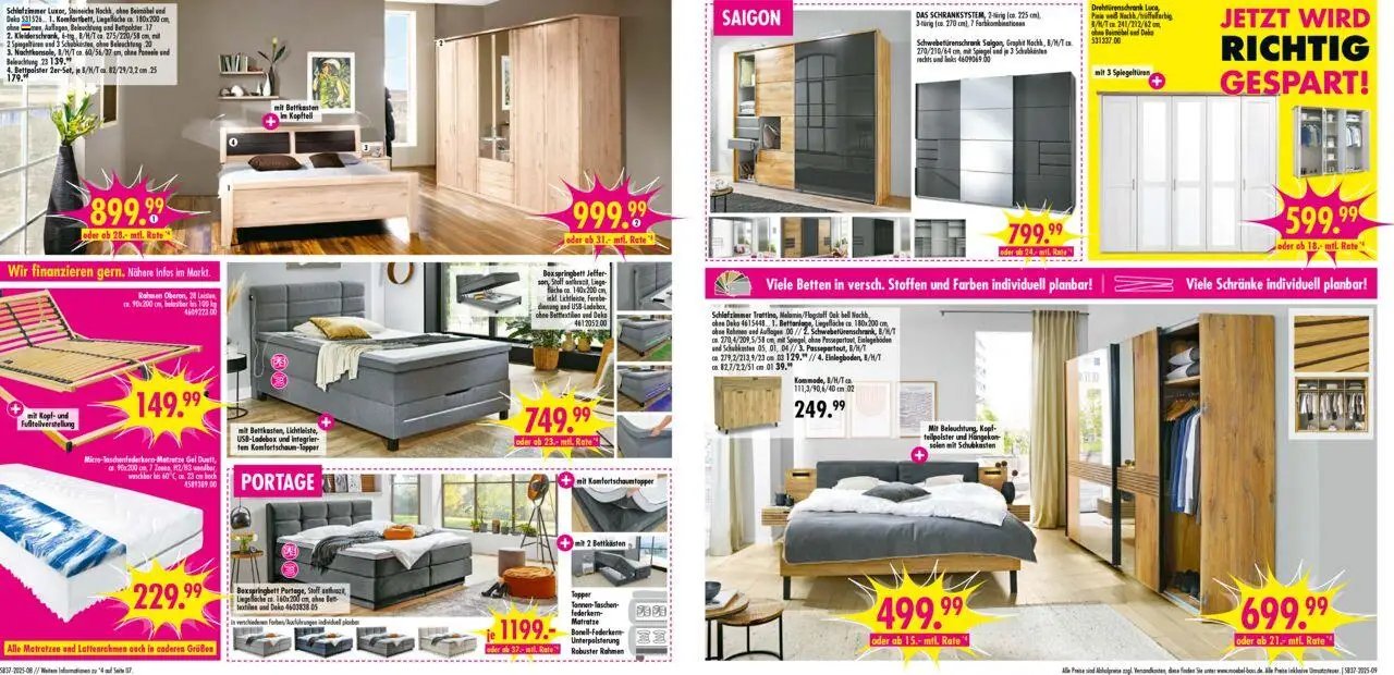 SB Möbel Boss Prospekt Bobbau	 (2025-09-06 - 2025-09-12) | 5